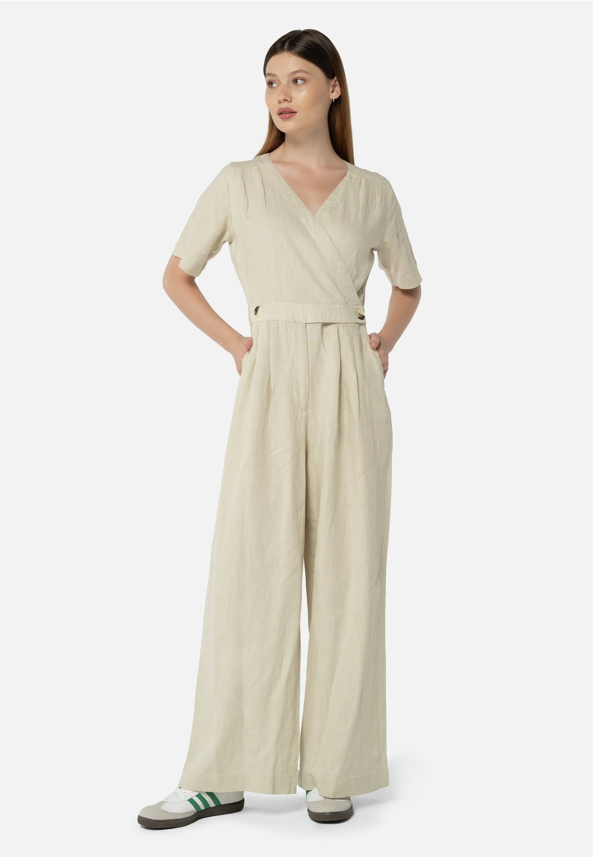freshlions Jumpsuit »Kira«, im klassischen Design
