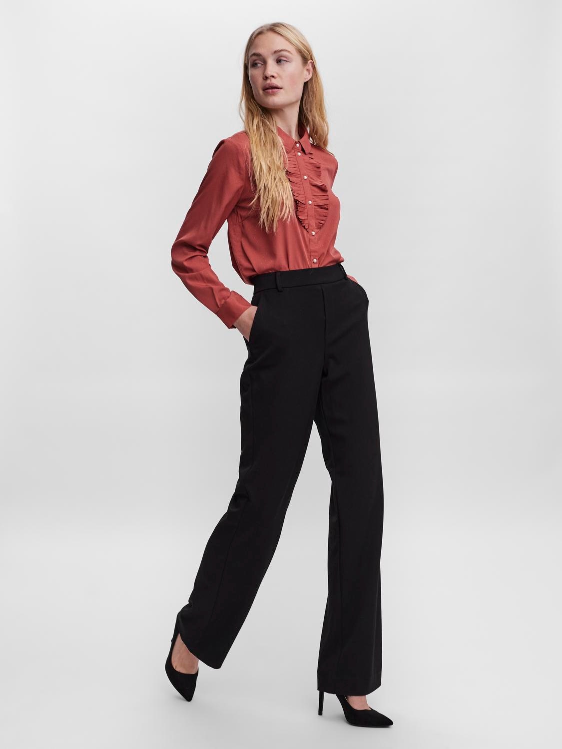 Vero Moda Anzughose »VMMAYA MR STRAIGHT SOLID PANT«