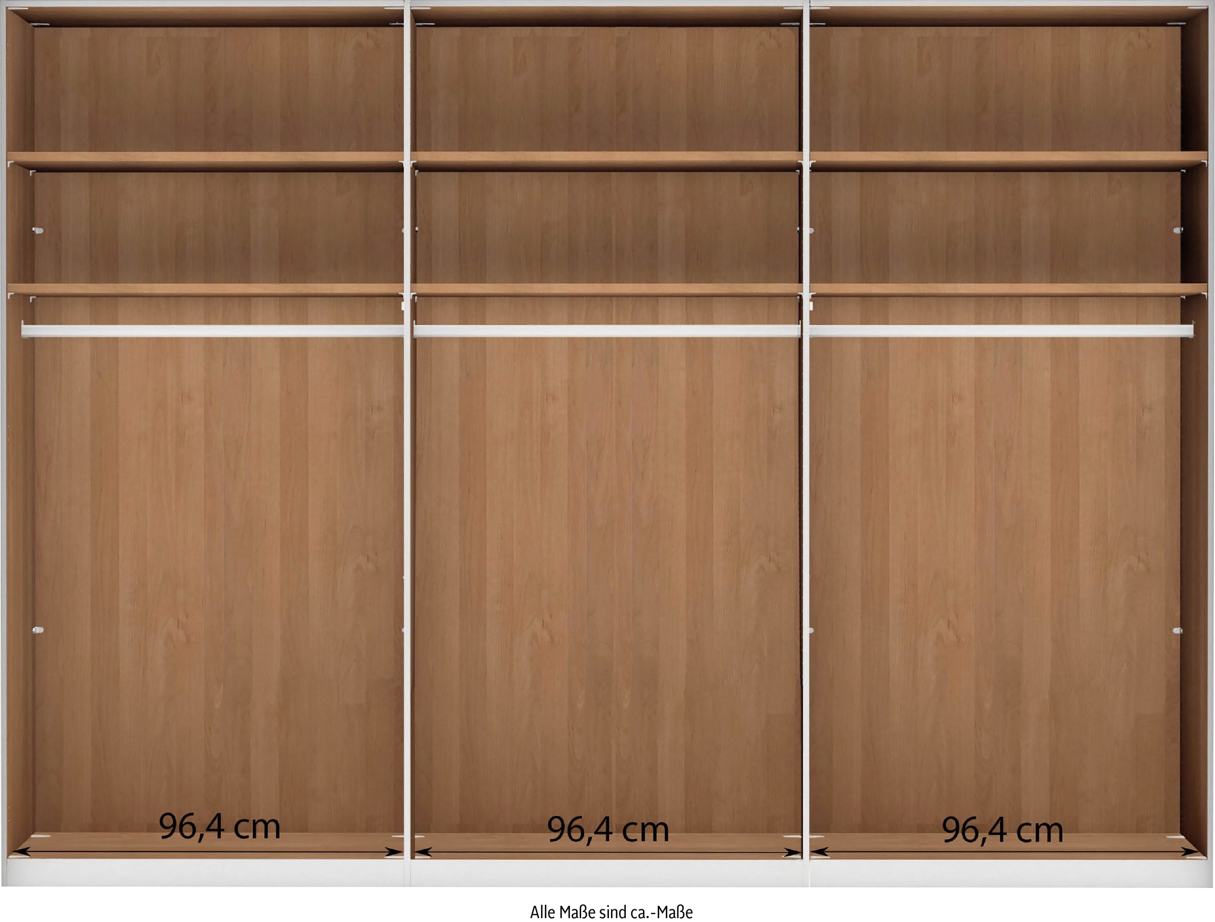 WIEMANN Drehtürenschrank "Cardiff, Massivholztüren in Kombination mit Glas- günstig online kaufen