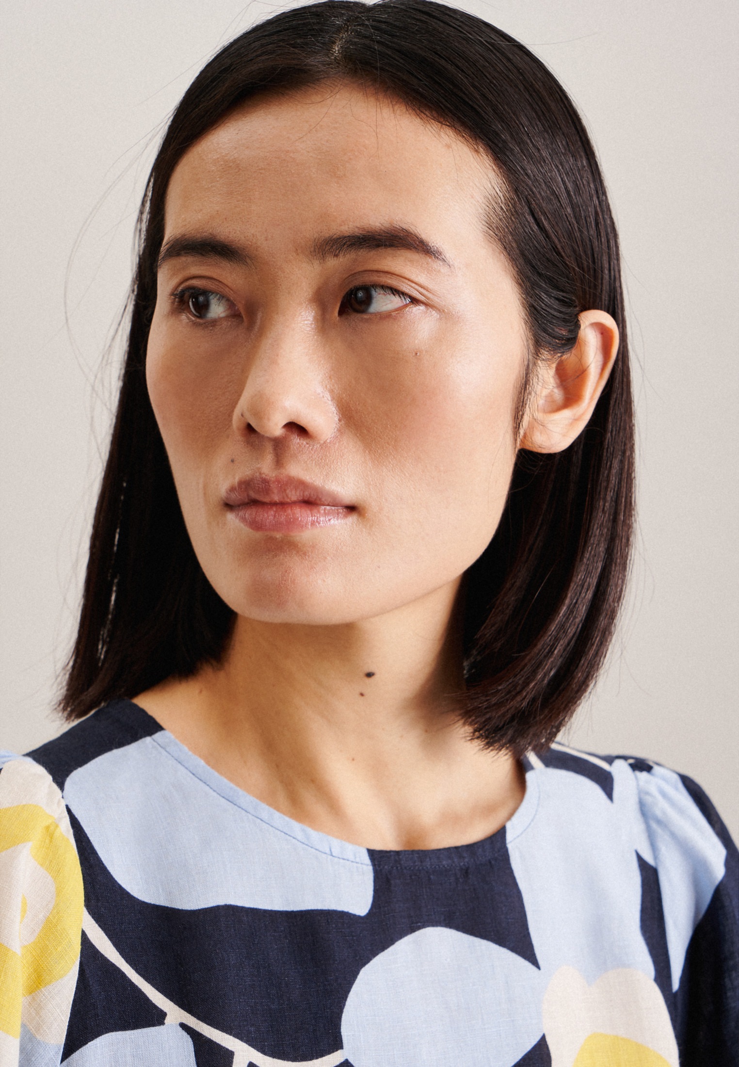 Thumbnail - seidensticker "Schwarze Rose" Kurzarm Rundhals Druck