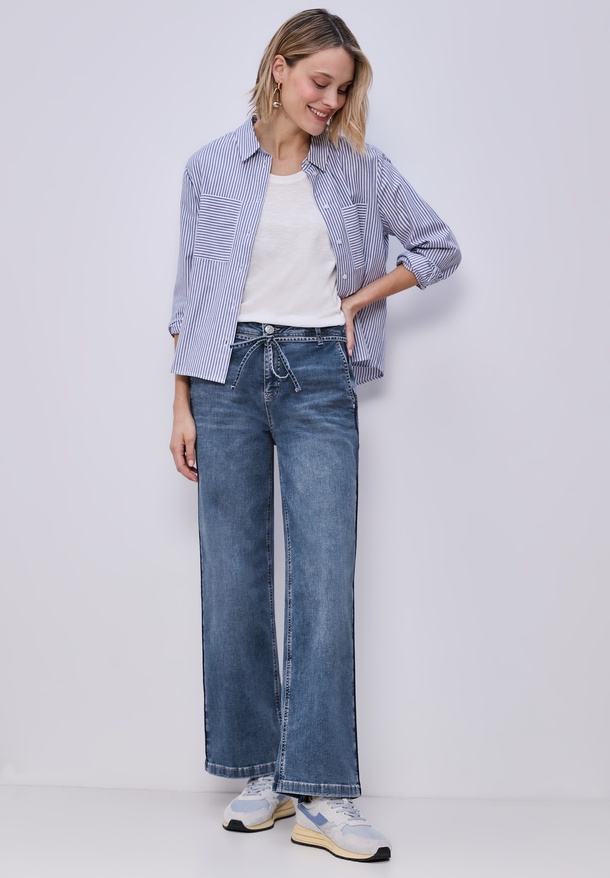 STREET ONE Comfort-fit-Jeans im Denim Look