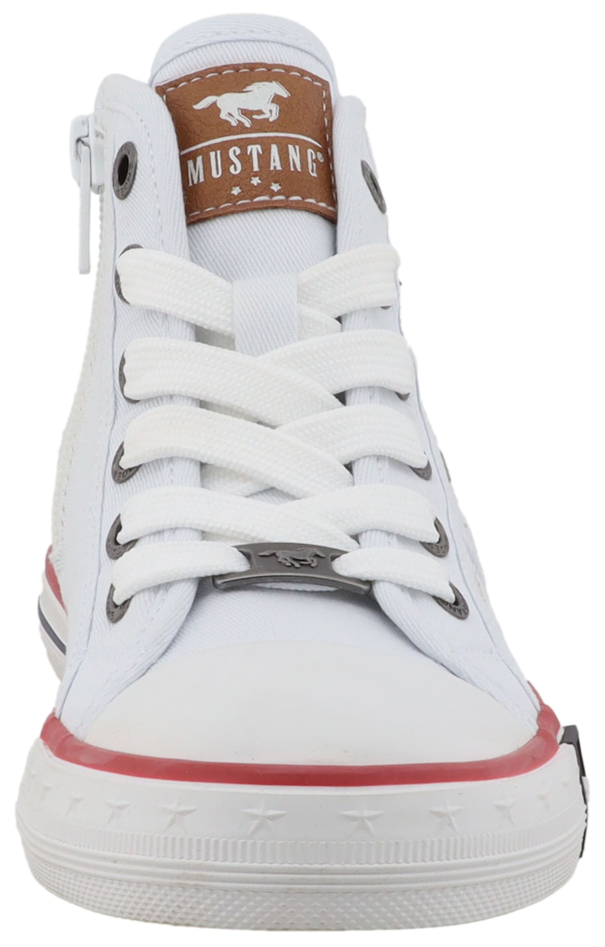 Mustang Shoes Sneaker »Gaspare«  Freizeitschuh, Schnürboots, High Top-Sneaker mit Nieten