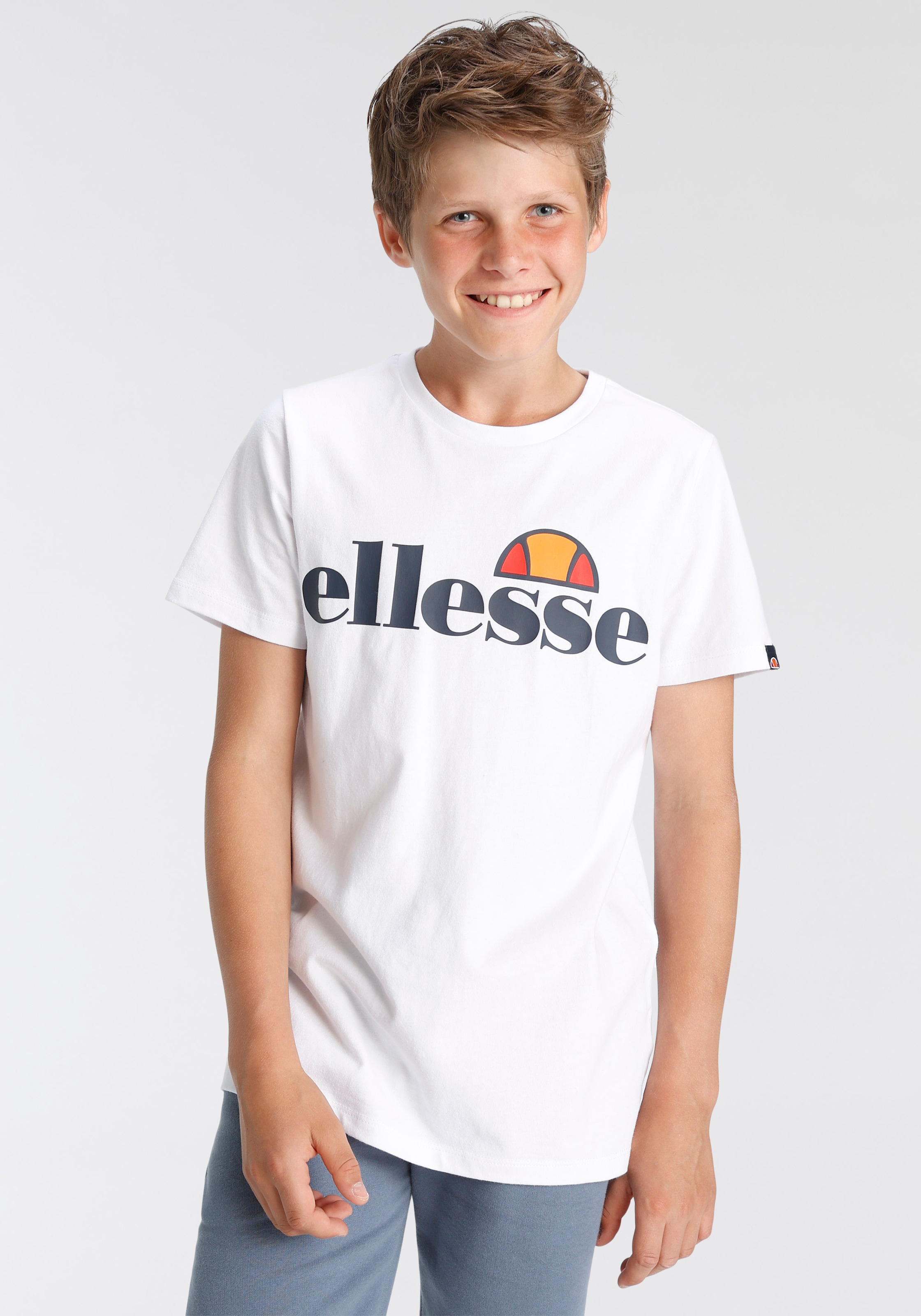 Ellesse T-Shirt "MALIA" Kurzarm, mit Rundhalsausschnitt, aus Baumwolle, gerader Abschluss