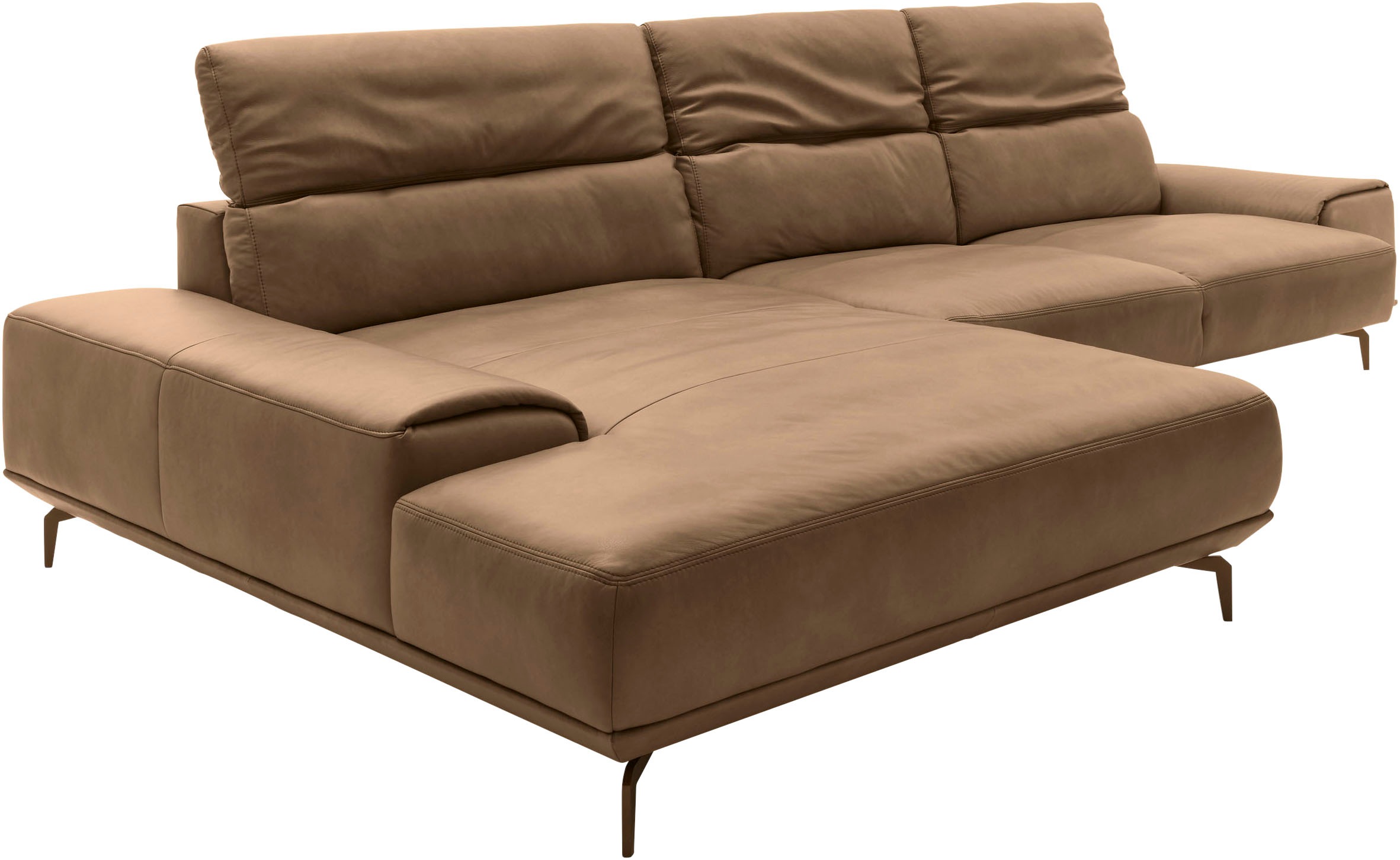 Thumbnail - Musterring Wohnlandschaft "MR 2490" Bronze-Fuß Sitzhöhe 46cm, wahlweise mit Funktionen, Maße 342 x 207 cm