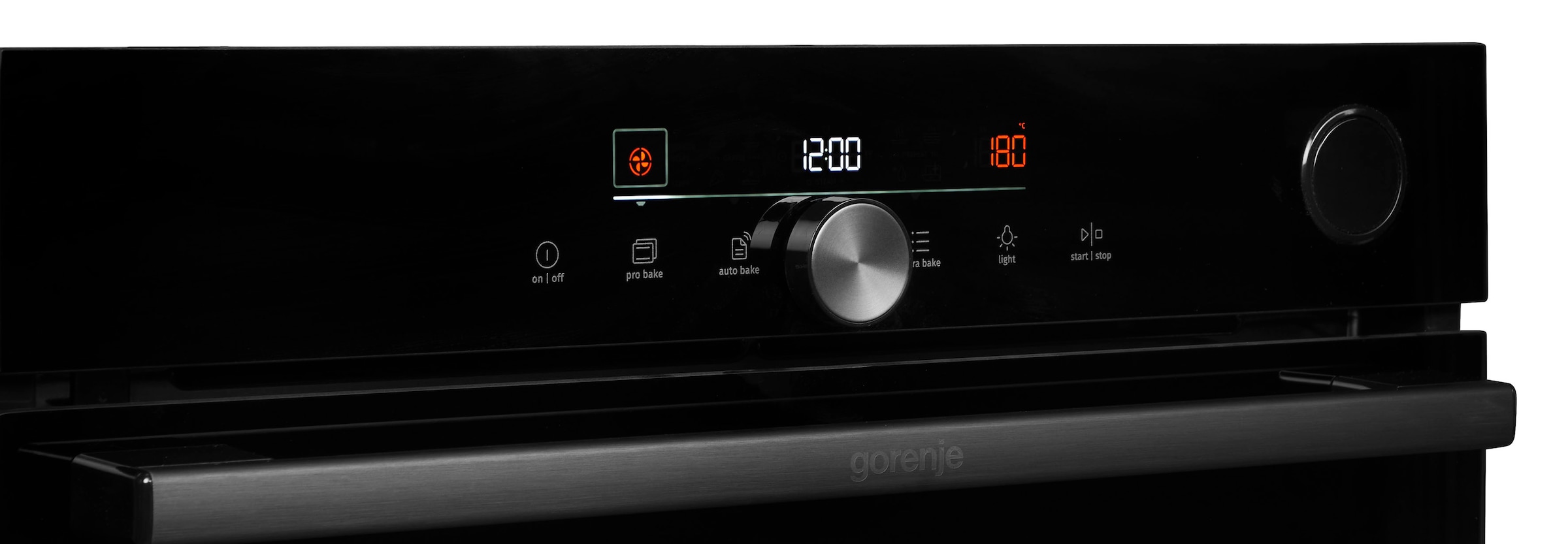 GORENJE Backofen  »BSA6747DGWI«, mit 2-fach-Teleskopauszug, Aqua-Reinigungsfunktion, AirFry-Funktion