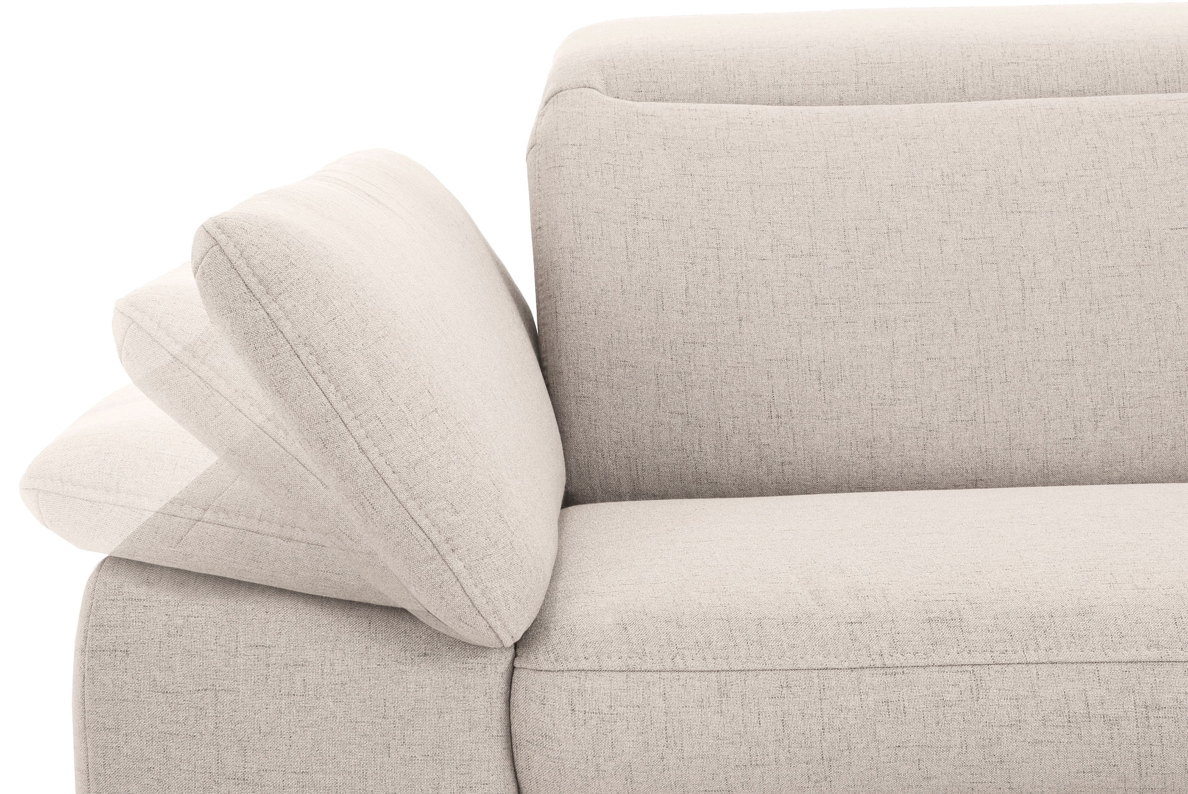 Home affaire Ecksofa »Mauritius L-Form«, mit Ottomane, mit Kopfteil- und Armlehnverstellung