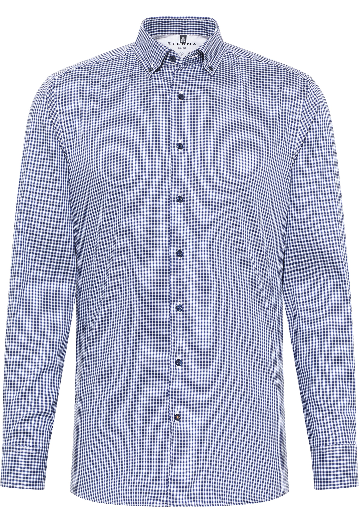 Eterna Langarmhemd »SLIM FIT«, EASY IRON (bügelleicht)