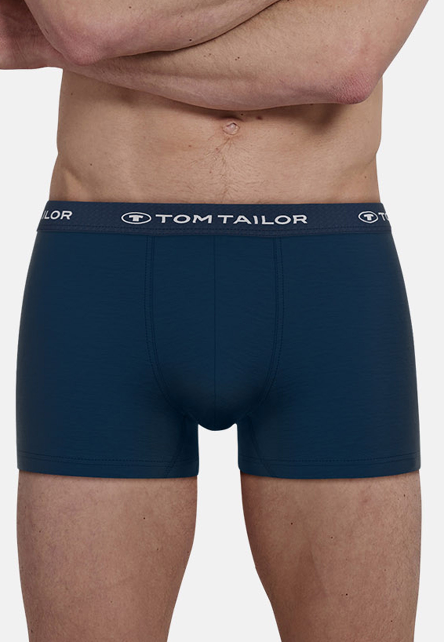 Thumbnail - TOM TAILOR Retro Pants "Buffer" 3er Pack, bequem, eng, mit Logobund, mit Print, Baumwollmix