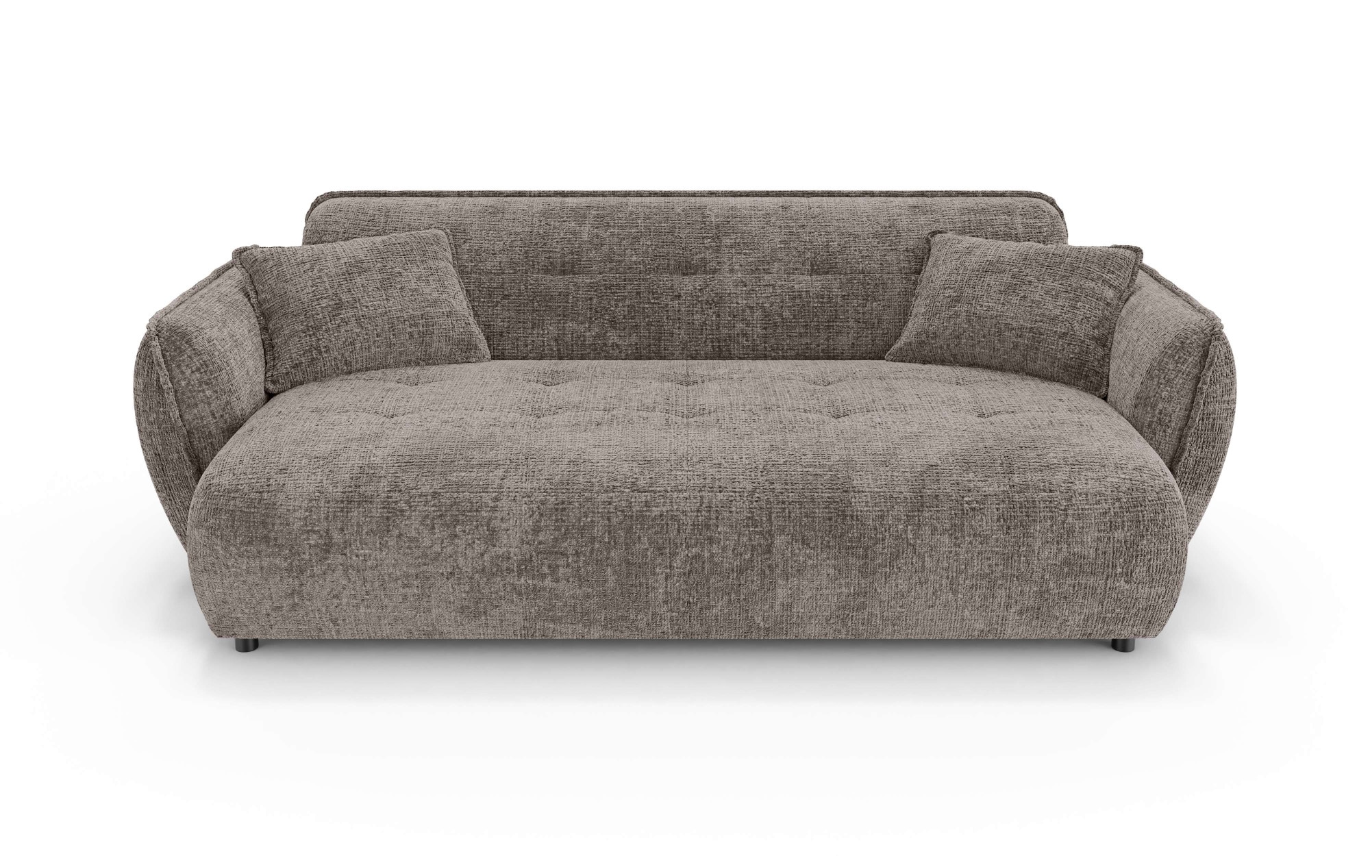 Home affaire Big-Sofa »MIRELDA Design-Sofa mit Steppungen, hoher Sitzkomfort, Breite 251 cm« elegant und bequem, enthält 2 Zierkissen, belastbar bis 480kg
