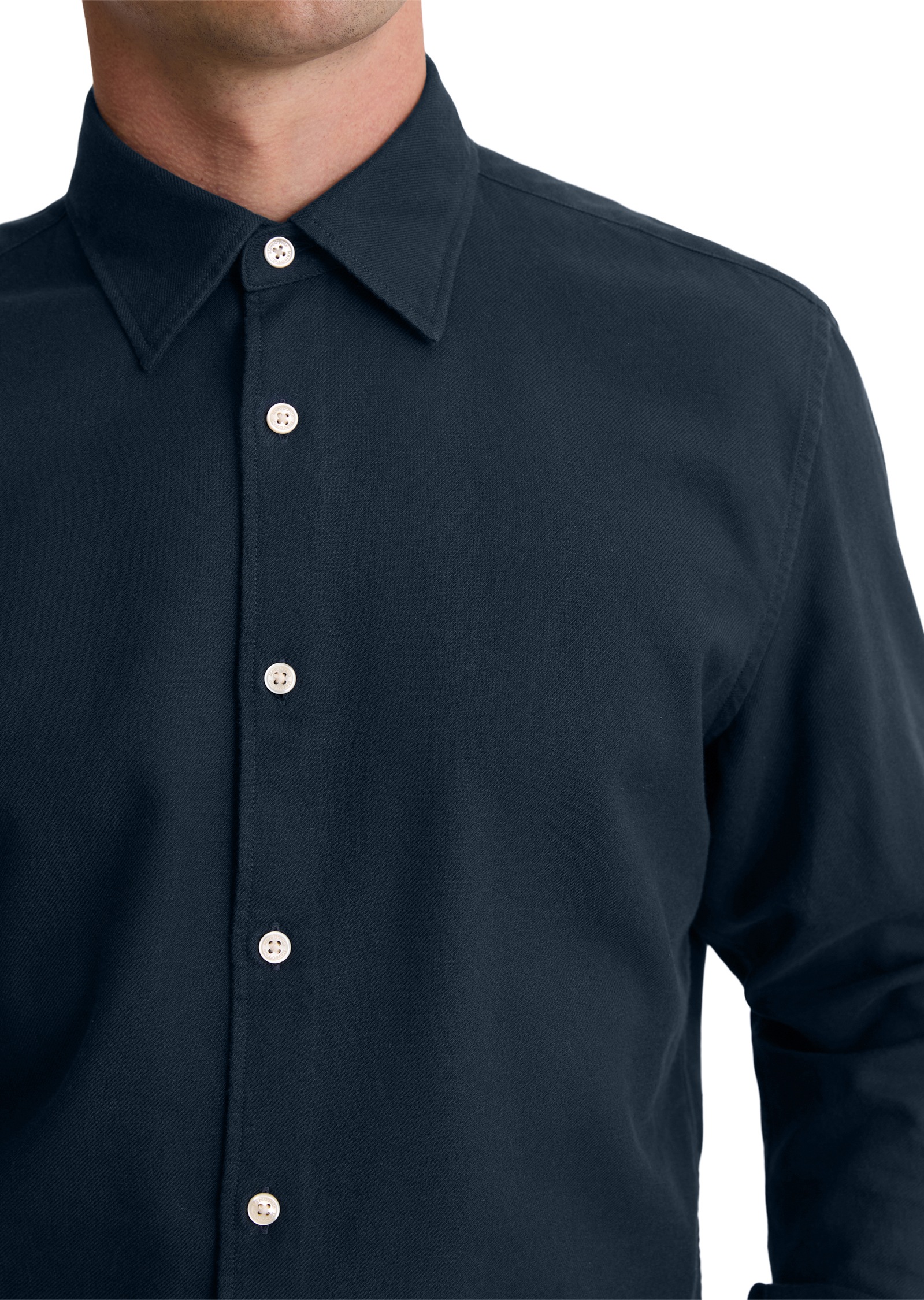 Thumbnail - Marc OPolo Businesshemd sanft meliert