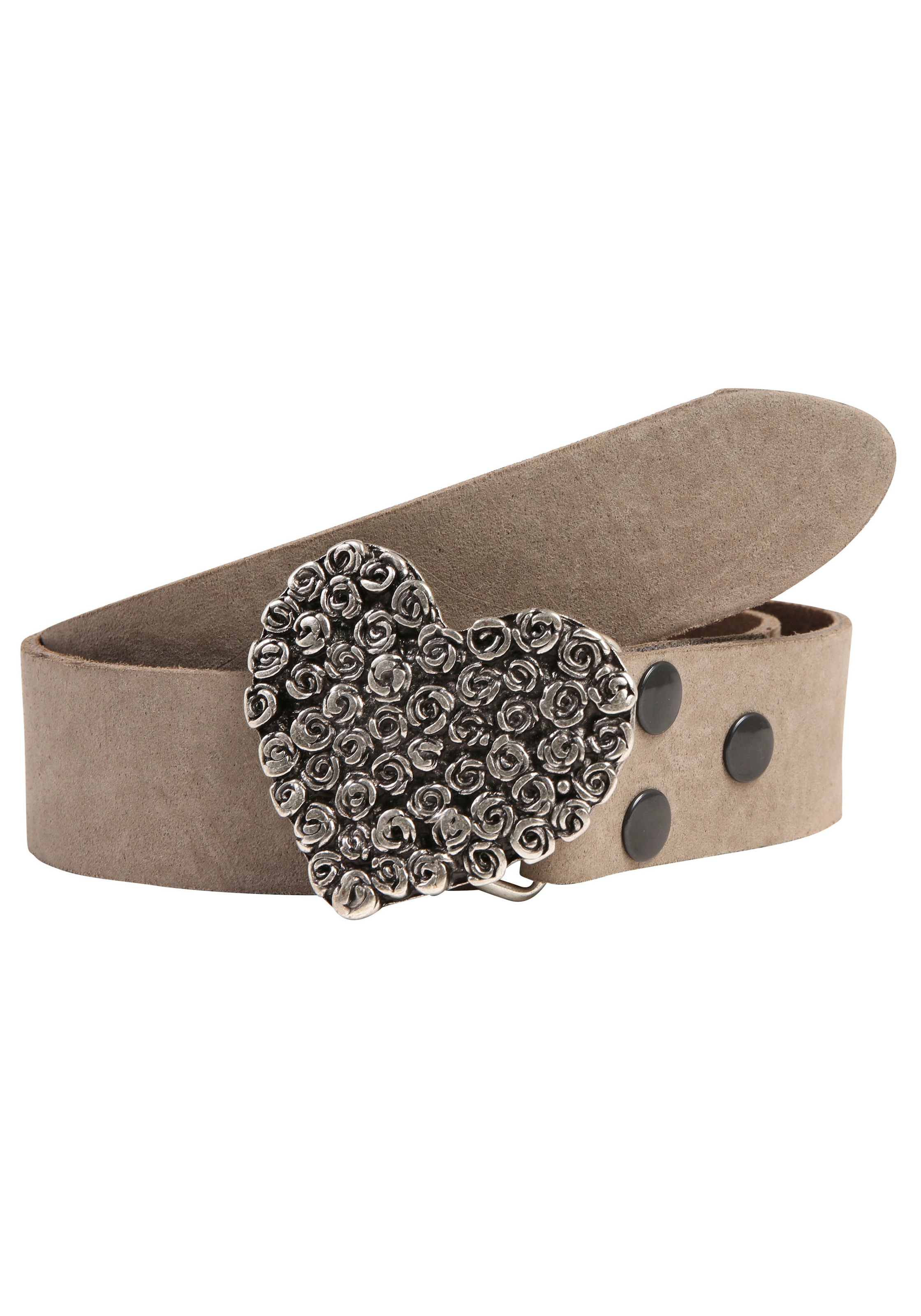 Rettungsring Gürtel Ledergürtel mit austauschbarer Schließe "Rosenherz Komp günstig online kaufen