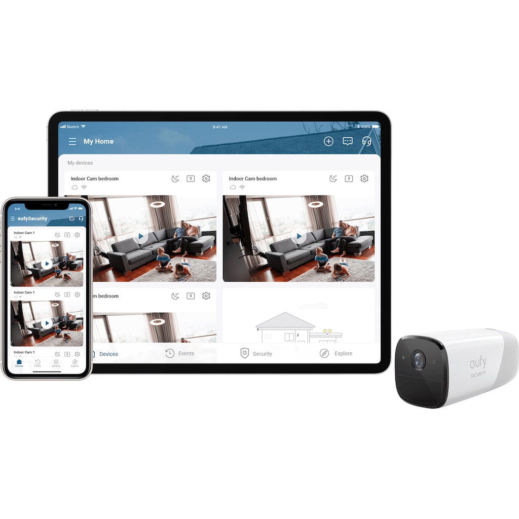 eufy Überwachungskamera »Security by ANKER eufyCam 2 Pro Add-on«, Außenbereich-Innenbereich