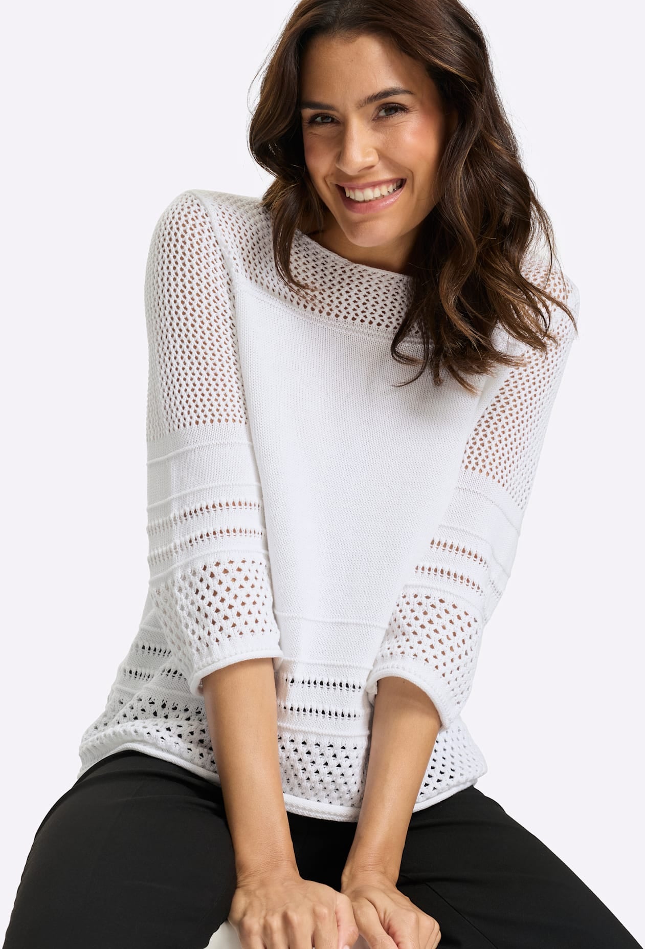 Inspirationen Ajourpullover »Ajour-Pullover«