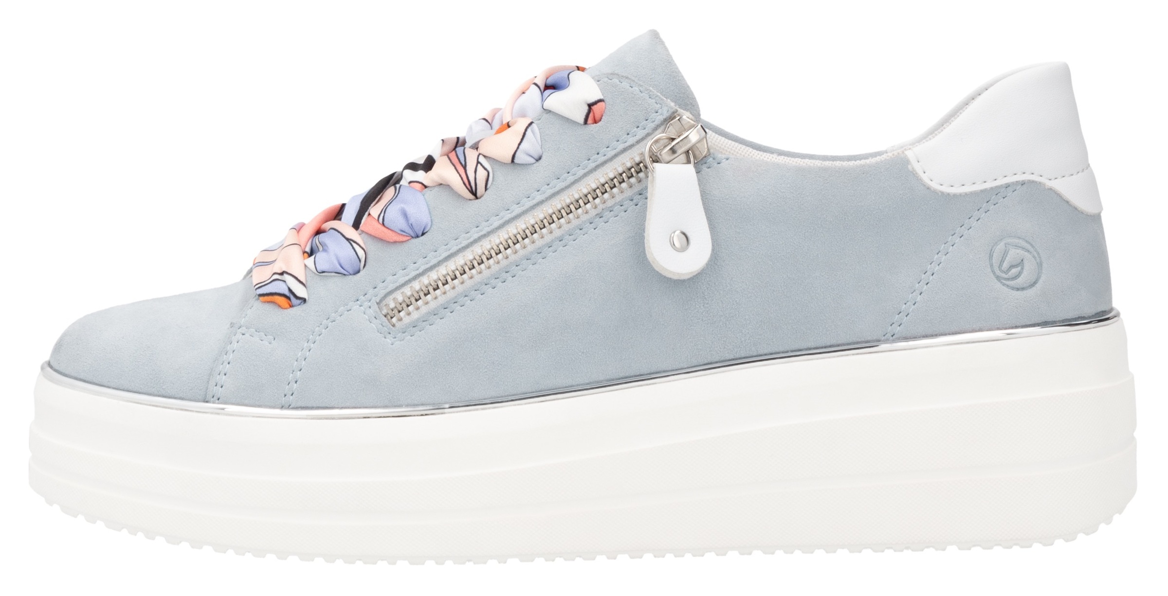 Remonte Plateausneaker, Freizeitschuh, Halbschuh, Schnürschuh mit seitlichem Reißverschluss
