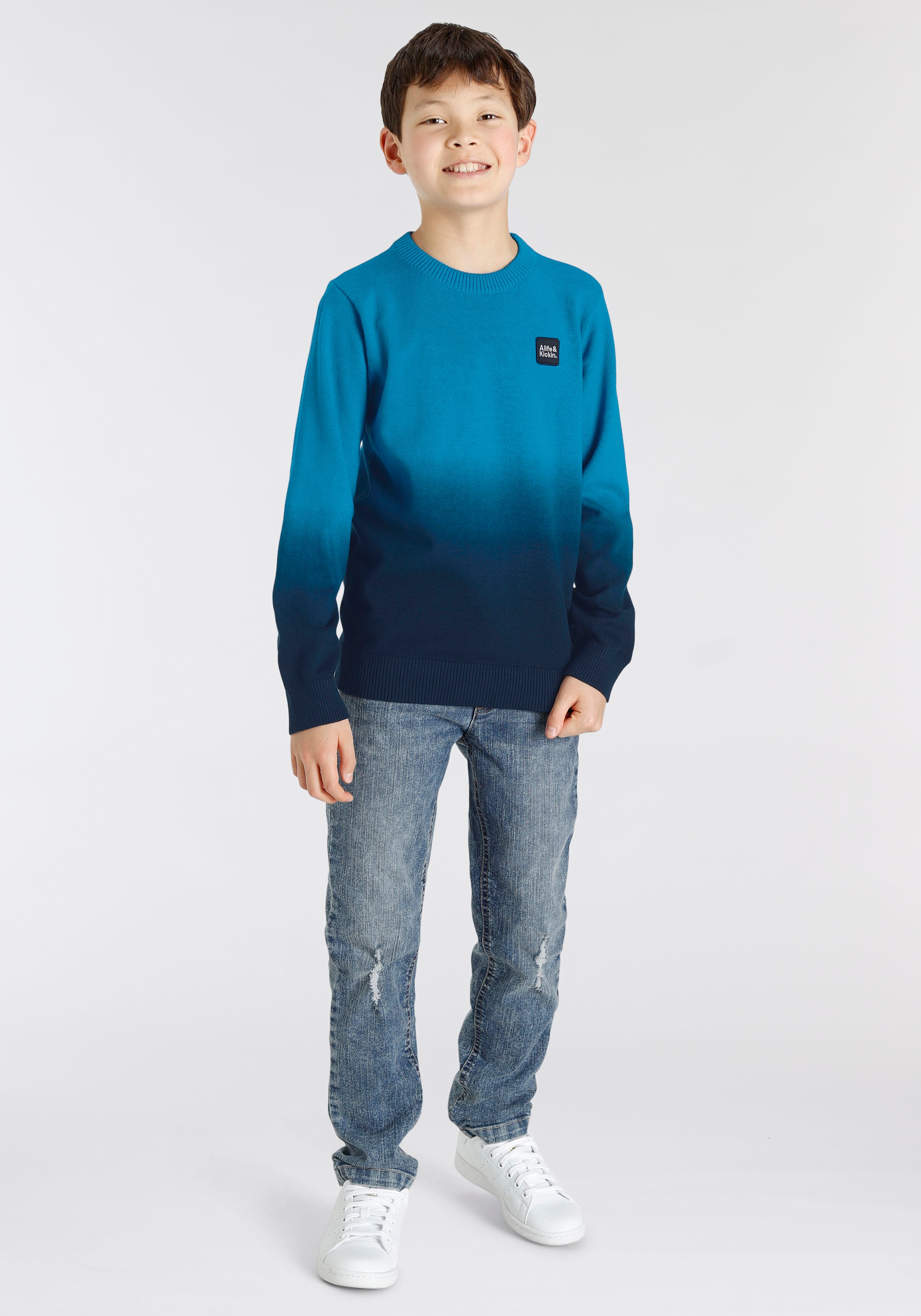 Alife & Kickin Strickpullover »für Jungen«, in tollem Farbverlauf