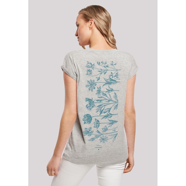 F4NT4STIC T-Shirt »Blumenmuster Blau«, Print online bestellen | BAUR