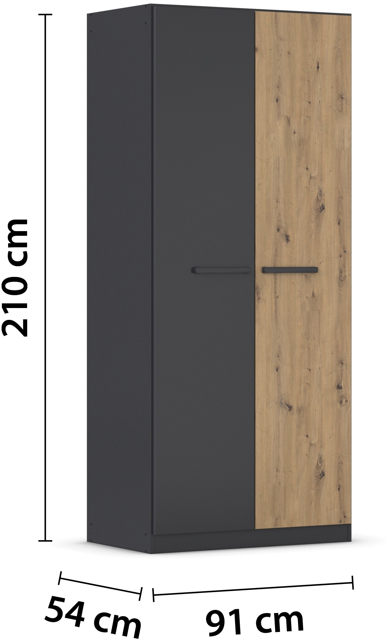 rauch Drehtürenschrank »Kleiderschrank Schrank Garderobe Garderobenschrank Stauraumwunder MODI«, optional mit Spiegel MADE IN GERMANY