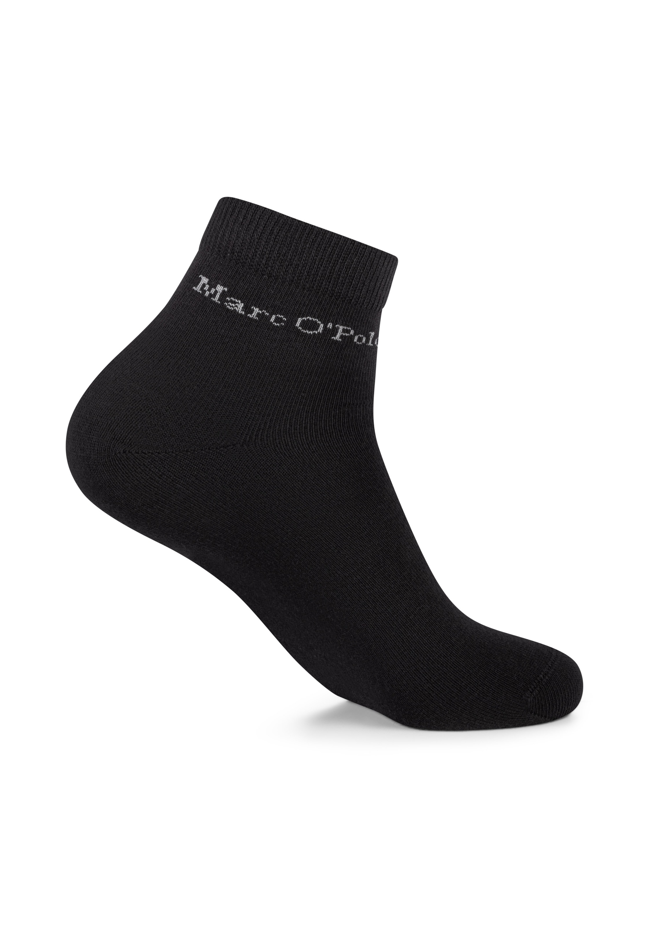 Marc O'Polo Kurzsocken 2 Paar,  aus gekämmter Baumwolle, mit handgekettelter Zehennaht