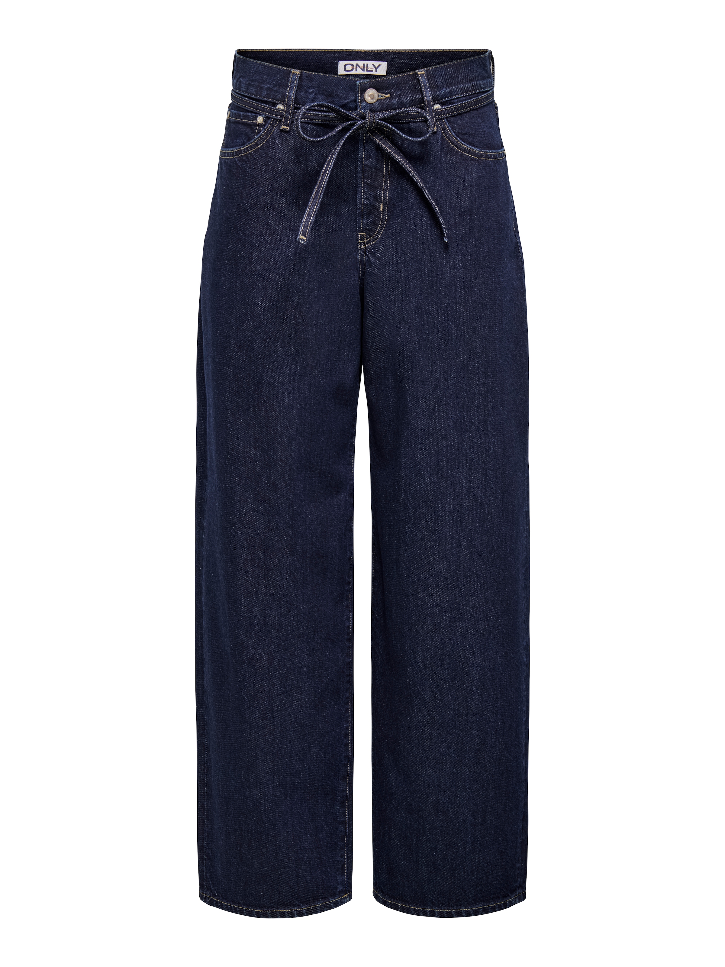 ONLY Straight-Jeans »ONLGIANNA MW STRAIGHT DNM DOT630 NOOS« Baumwolle
