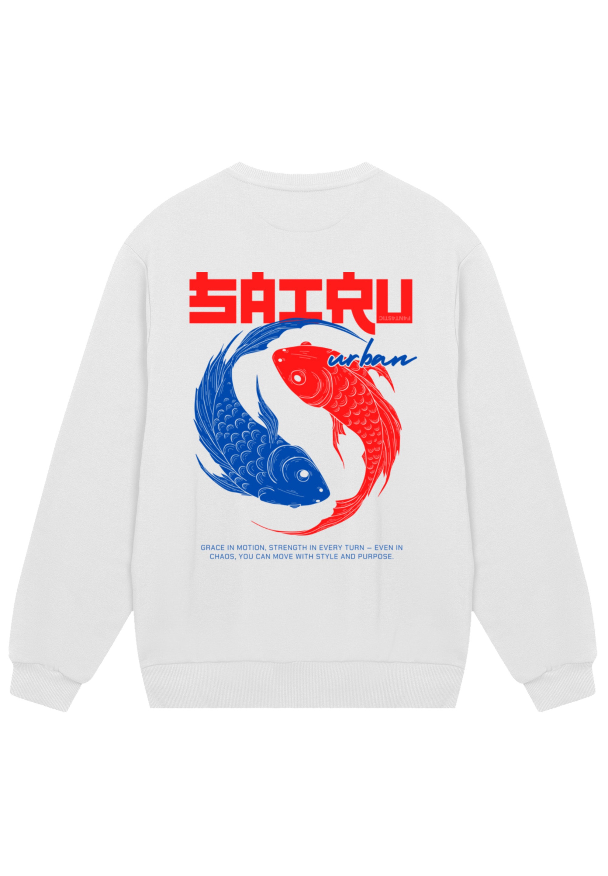 F4NT4STIC Sweatshirt »Koi Fish Japan Streetstyle«, Japan Streetwear Styles
