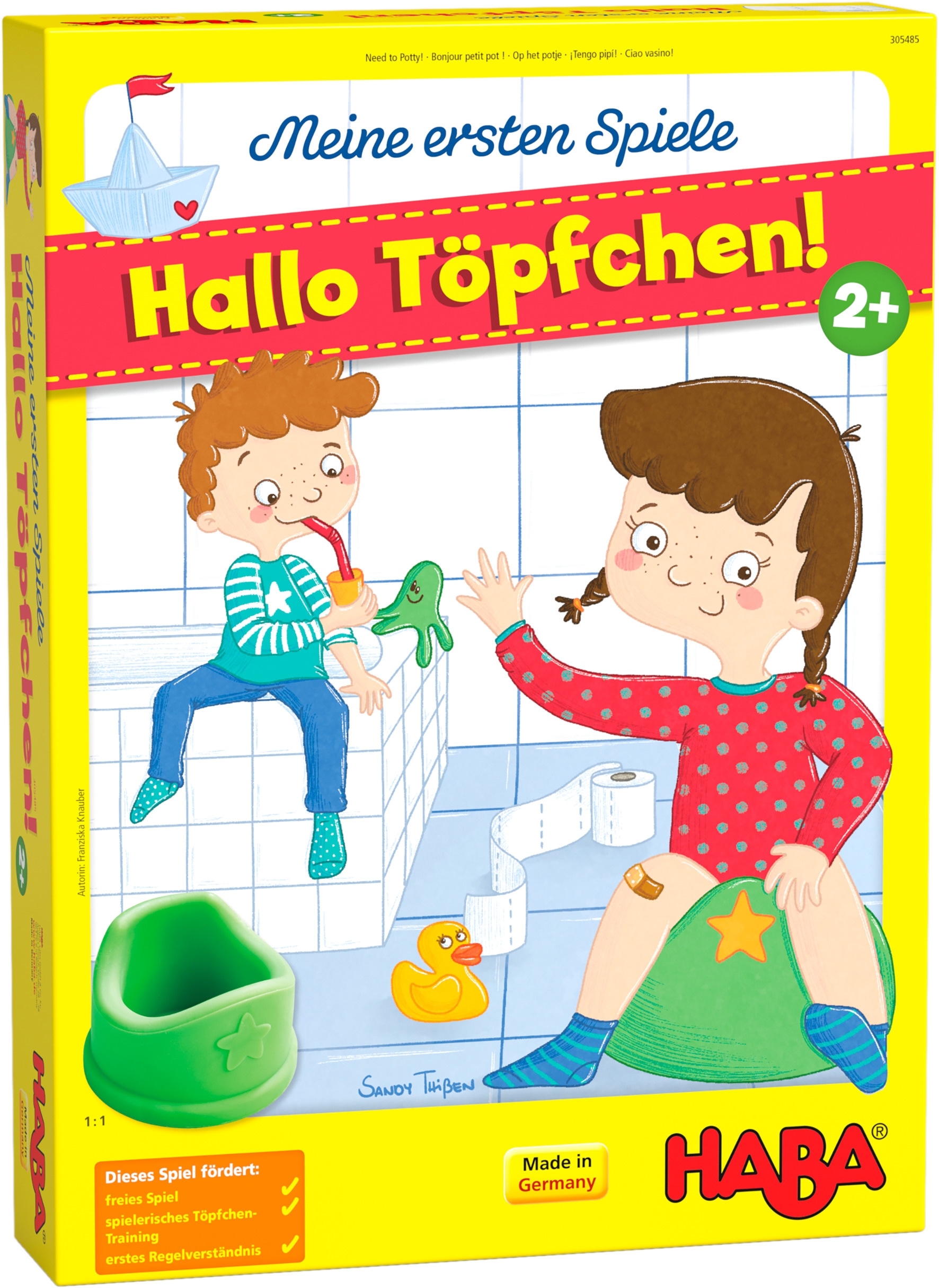 Haba Spiel »Meine ersten Spiele - Hallo Töpfchen!«, Made in Germany