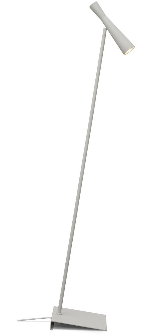 IT'S ABOUT ROMI Stehlampe "BORDEAUX", 1, Ø 6cm H: 145,5cm, grau, Wohnzimmer, Leuchten, Gutes leselicht