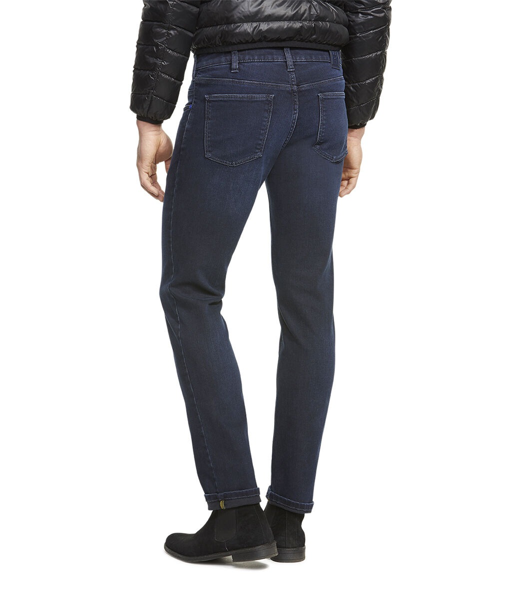 MEYER 5-Pocket-Jeans "Five-Pocket-Jeans" M5 Slim mit Rundbundverarbeitung günstig online kaufen