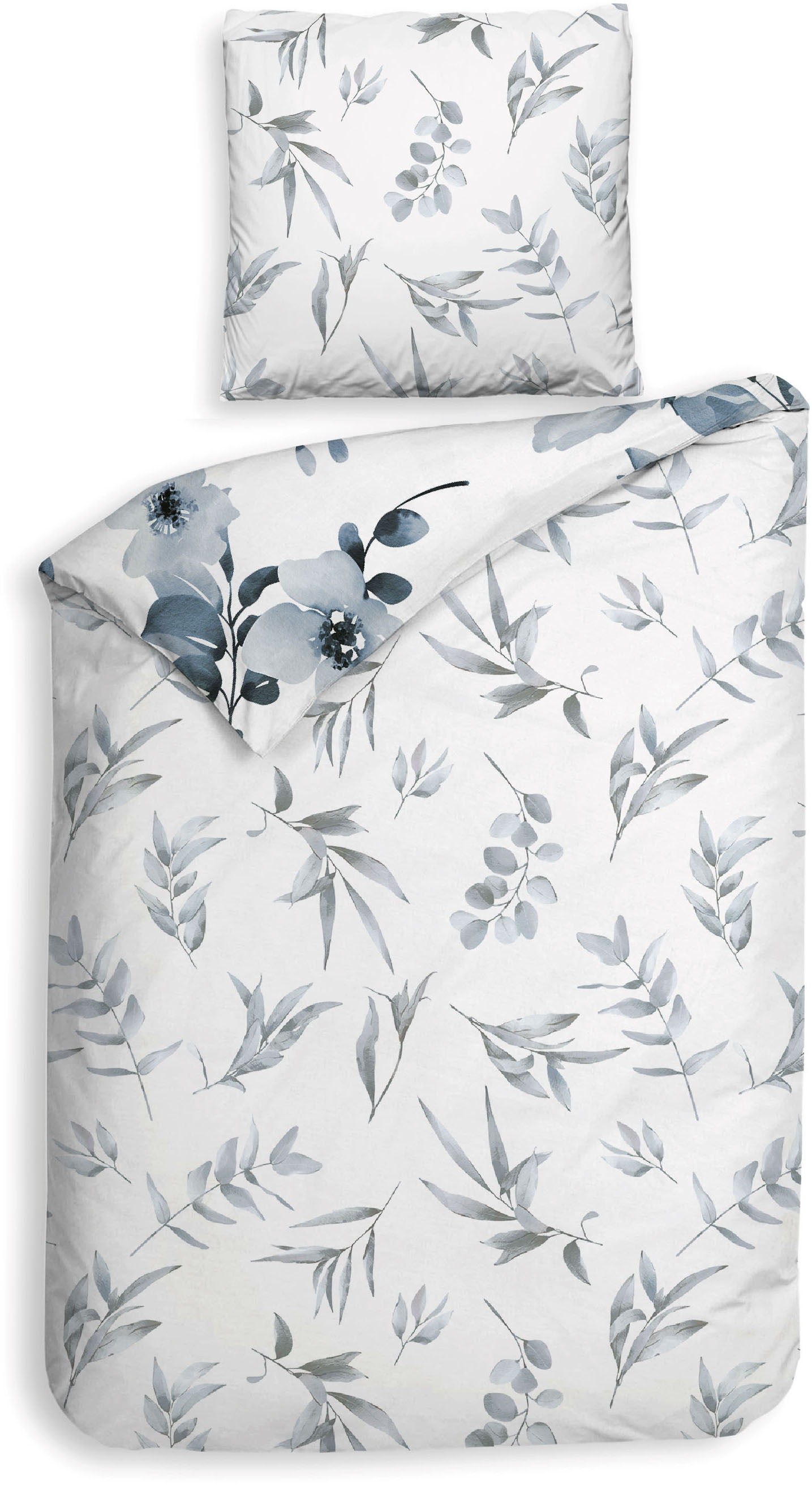 Thumbnail - Heckett & Lane Bettwäsche "Kristoffer" 2 Stk. tlg. 100% Baumwolle, hochwertiges Mako-Satin, Bettwäsche ab 135x200 cm.