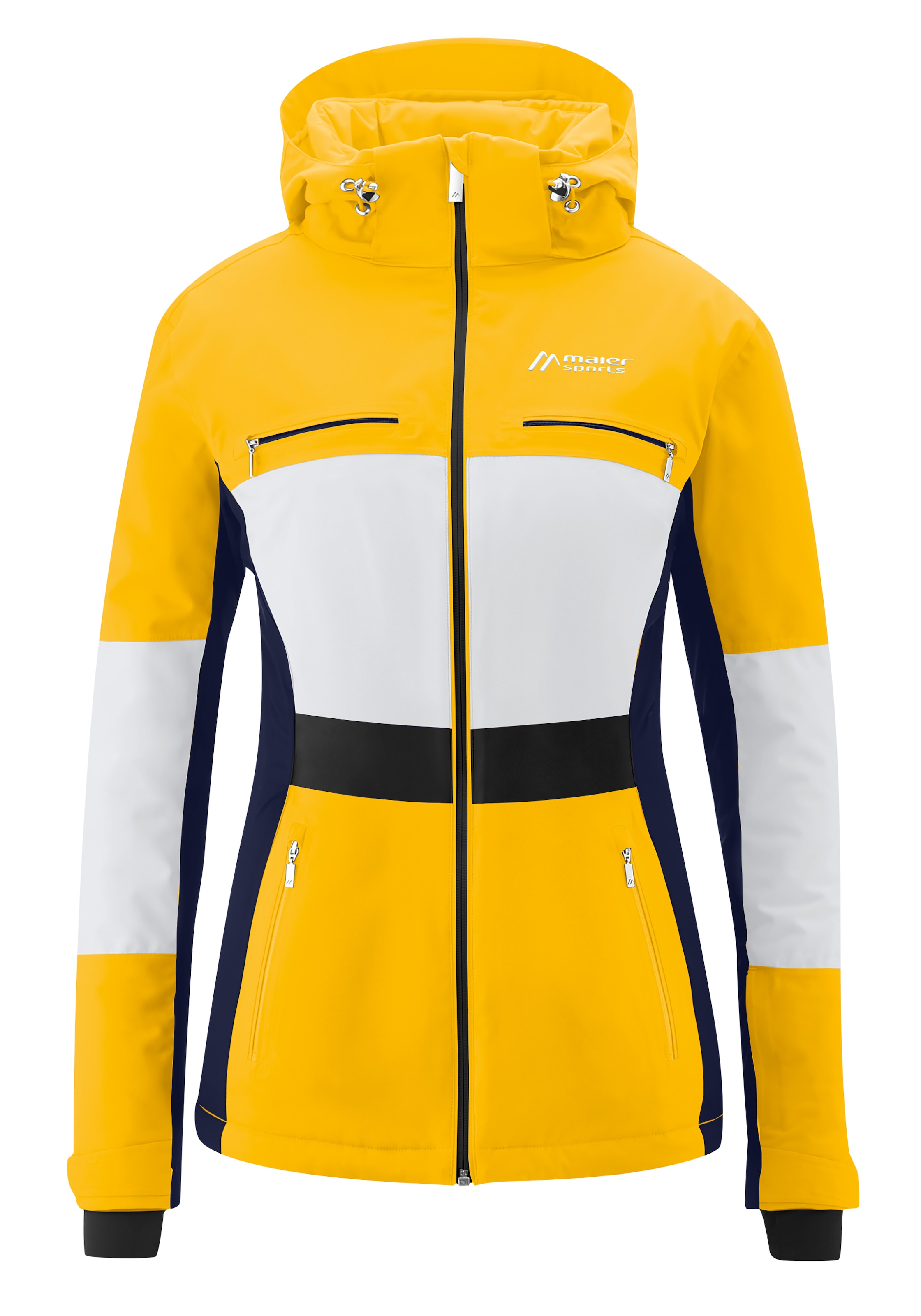 Maier Sports Skijacke »Teplaya«, Warm wattierte Skijacke mit optisch angedeutetem Gürtel