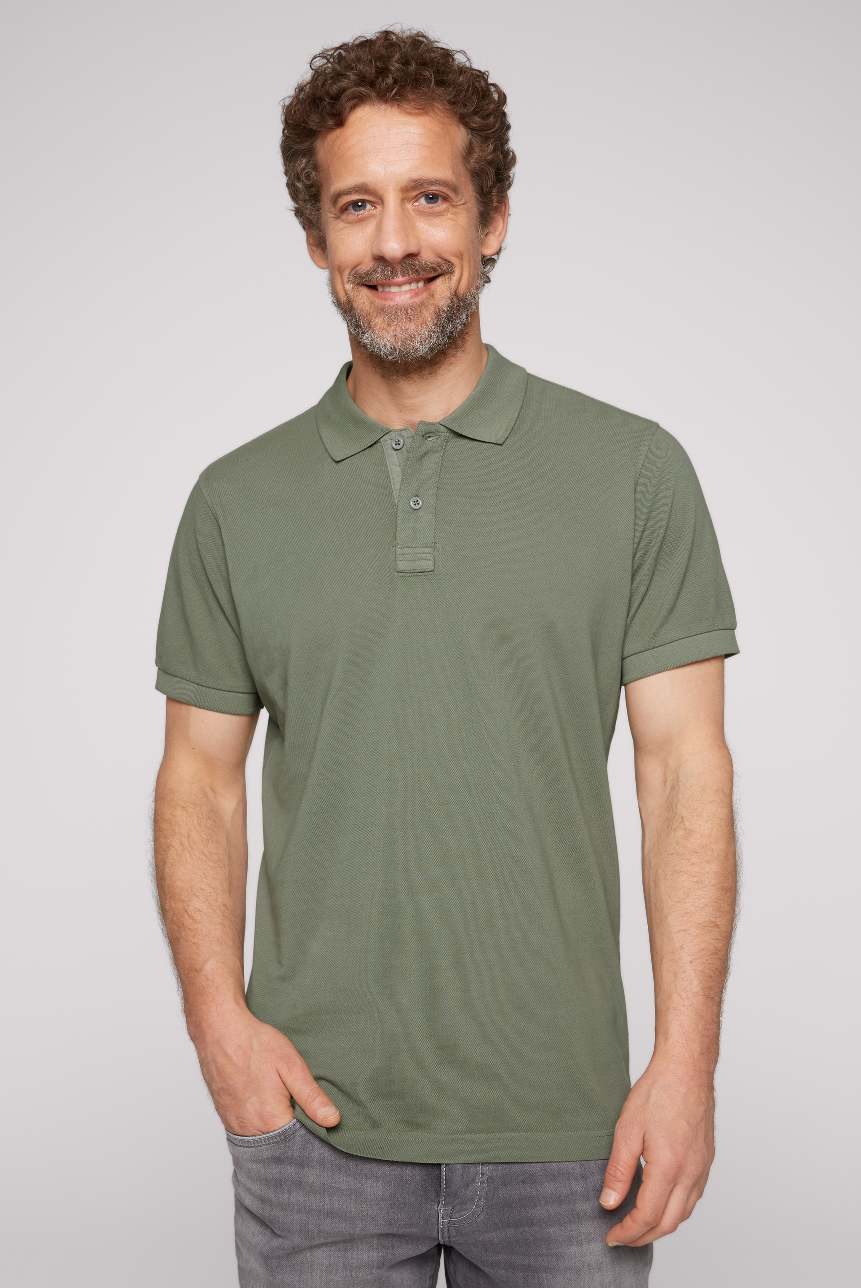 CAMP DAVID Poloshirt, mit Seitenschlitze günstig online kaufen