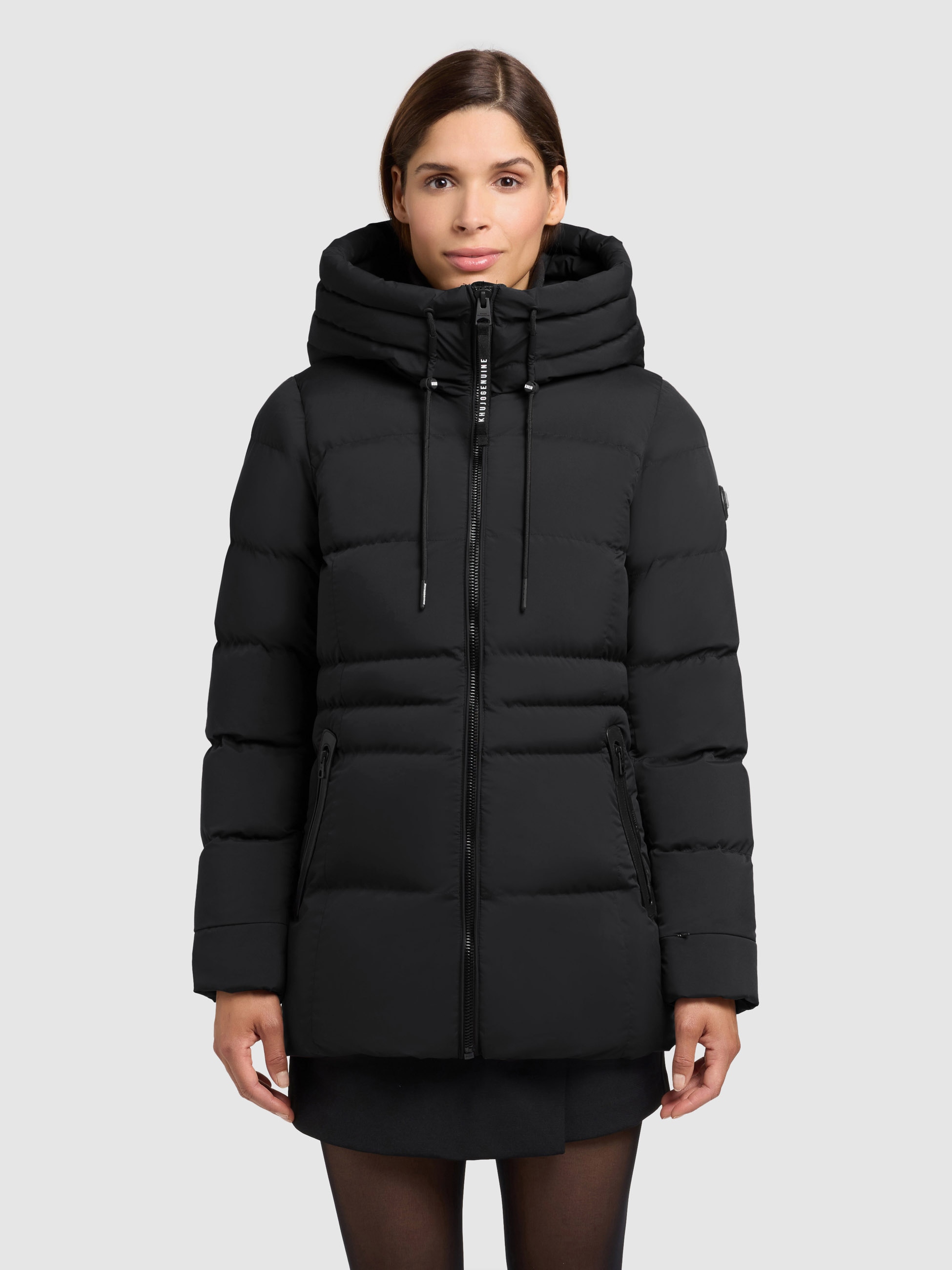 khujo Steppjacke "MATLA" mit Kapuze Reißverschlusstaschen mit Fleecefutter, günstig online kaufen