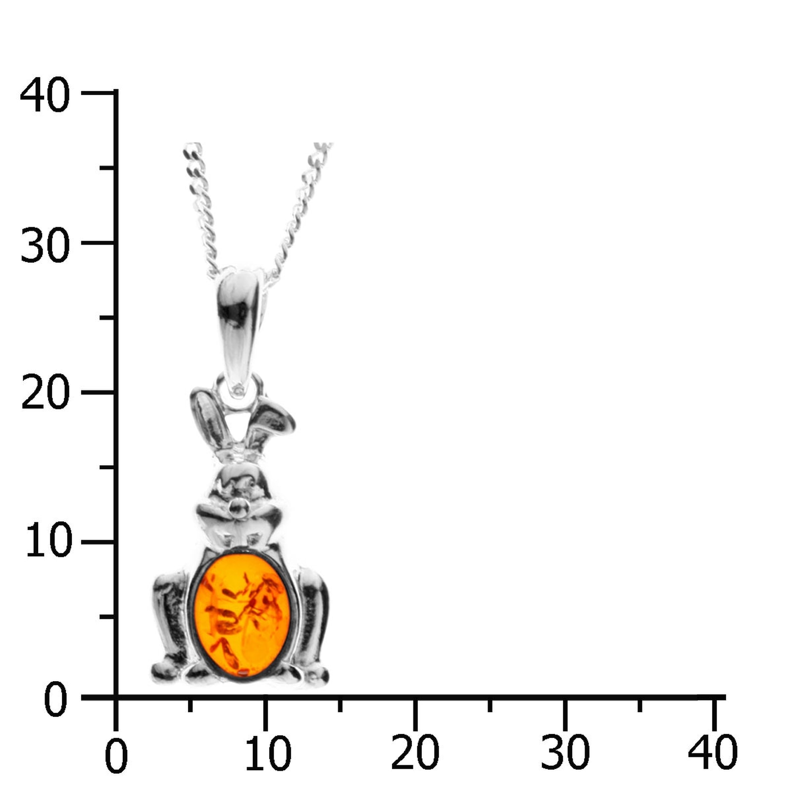 OSTSEE-SCHMUCK Kette mit Anhänger »Ostsee-Schmuck Kette mit Anhänger Hase Kette mit Anhänger Hase«, (2 tlg.)