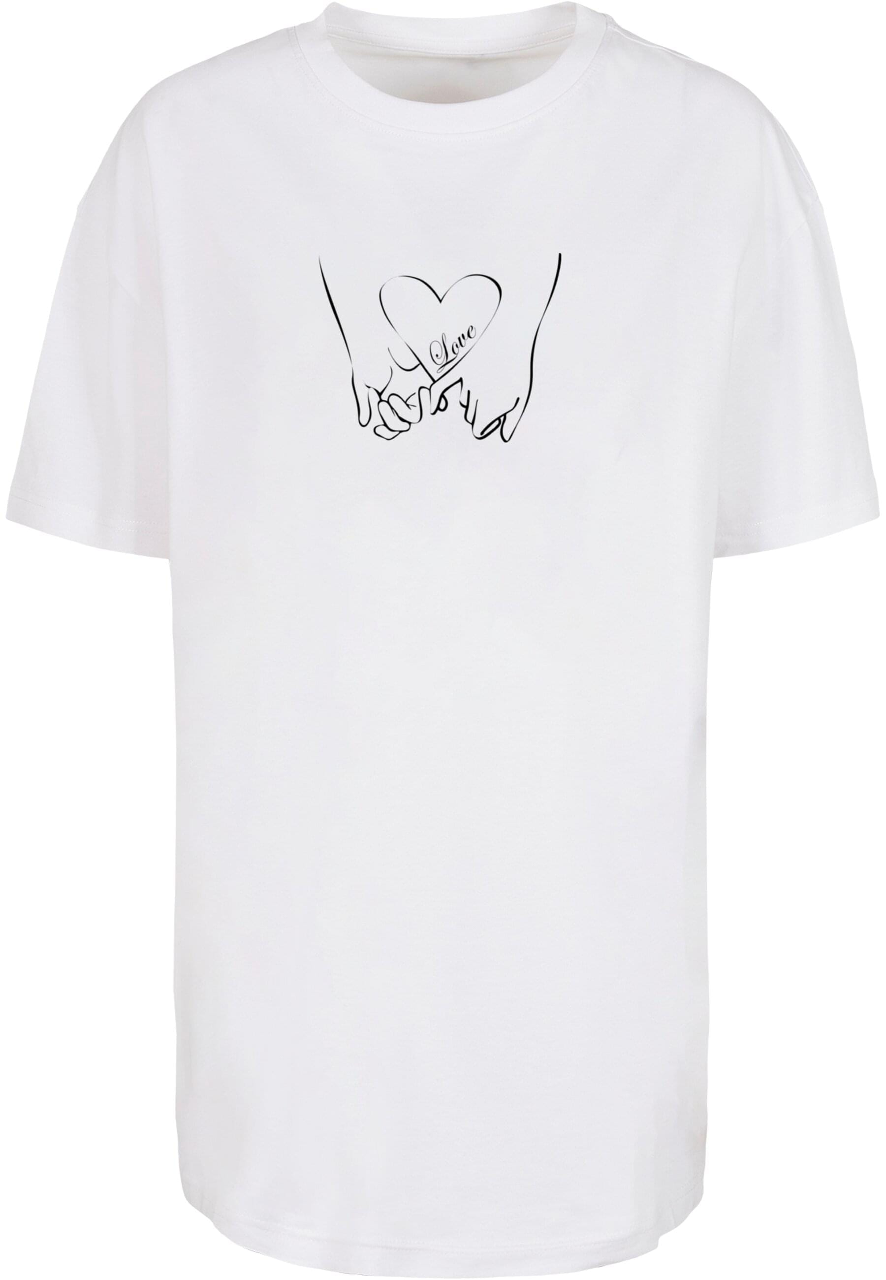 Merchcode T-Shirt "Merchcode Damen Ladies Love 2 Oversized Boyfriend Tee" günstig online kaufen