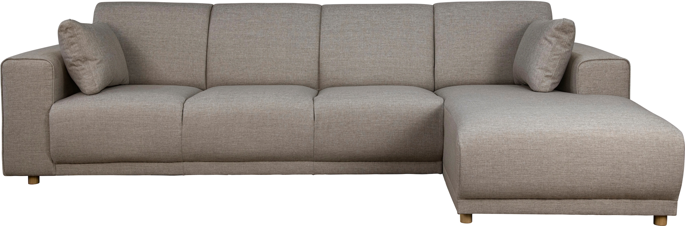 Home affaire Ecksofa »LEMPS wahlweise Recamiere links oder rechts L-Form«, incl. Zierkissen, Stellmaße 297x162 cm