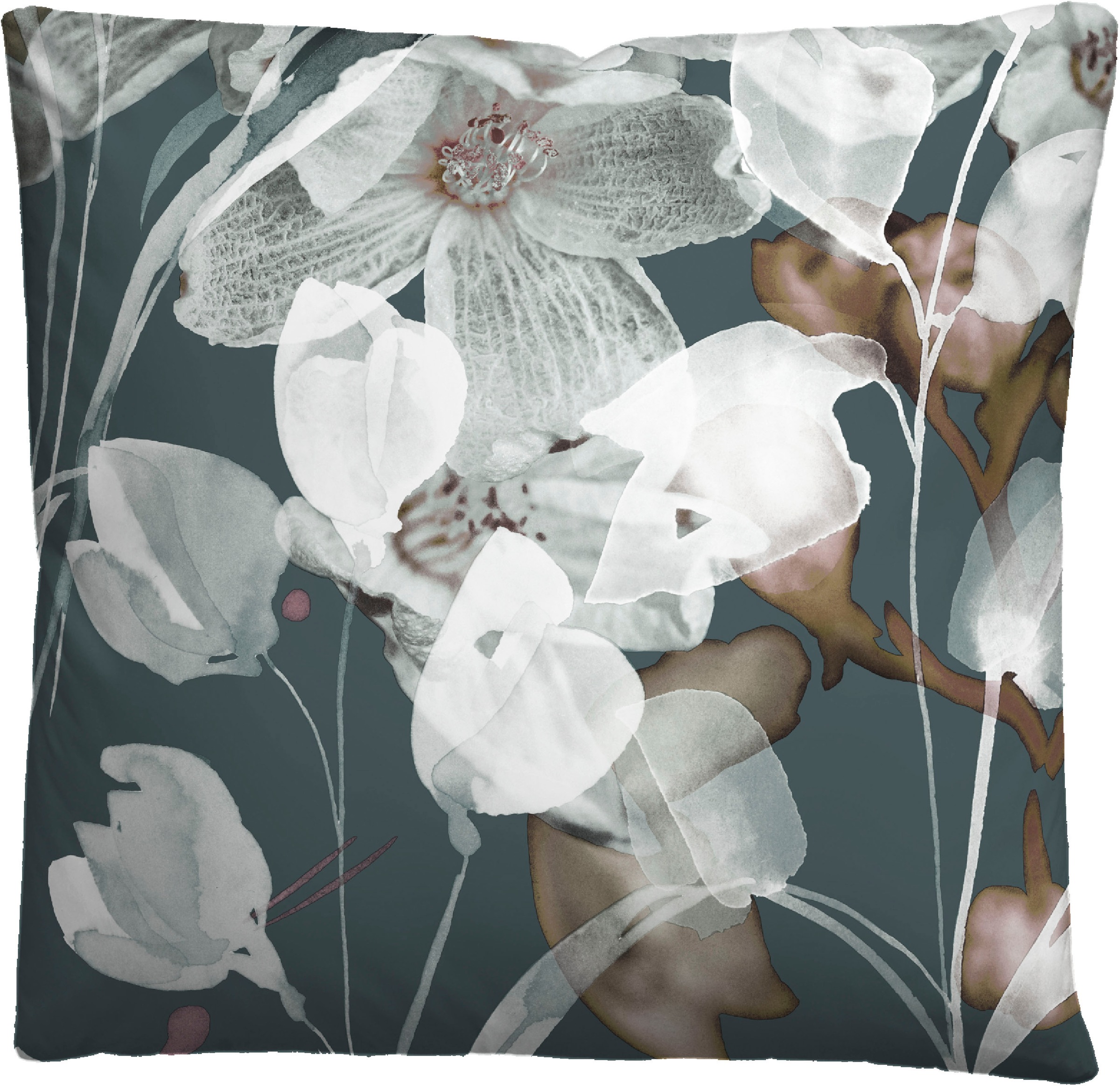 Biberna Wendebettwäsche »Stefanie in Gr. 135x200, 155x220 oder 200x200 cm«, Bettwäsche aus Baumwolle, florale Bettwäsche mit Wendeoptik
