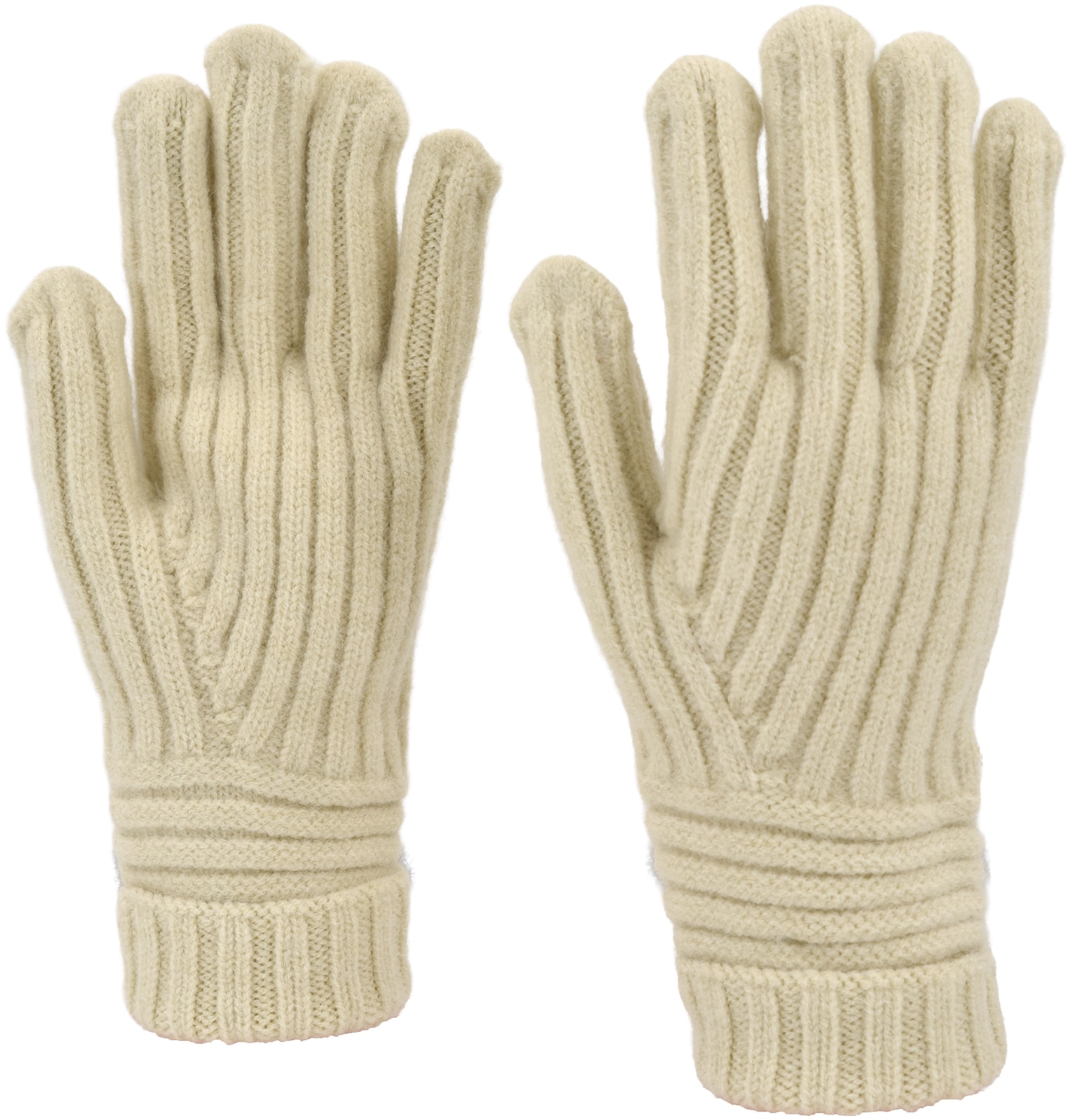 styleBREAKER Strickhandschuhe "Strickhandschuhe mit Rippenmuster" 1 Stk.