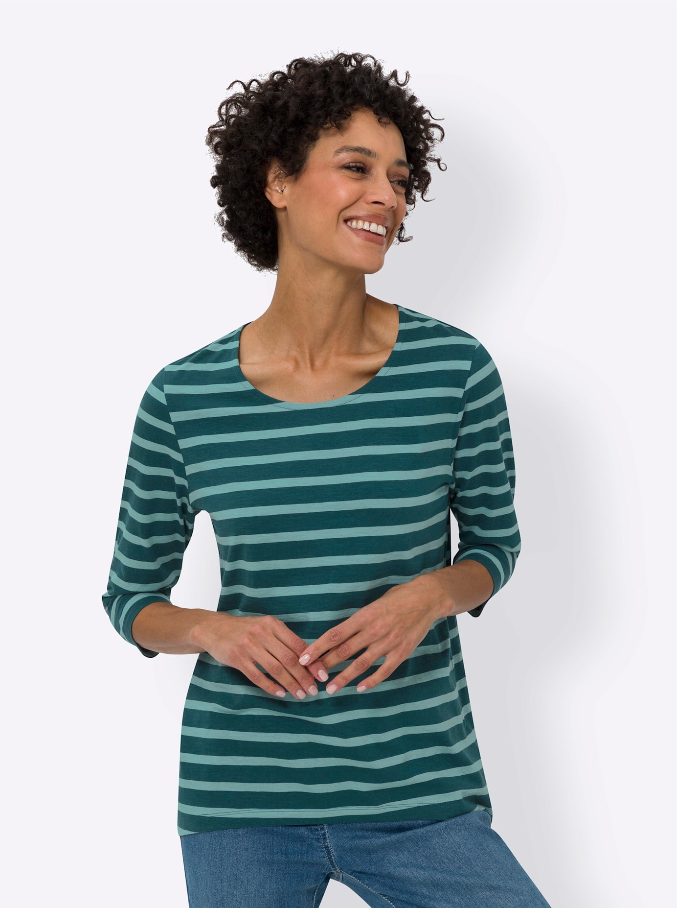 Classic Basics 3/4-Arm-Shirt "3/4-Arm-Shirt" 1 Stk. tlg. günstig online kaufen