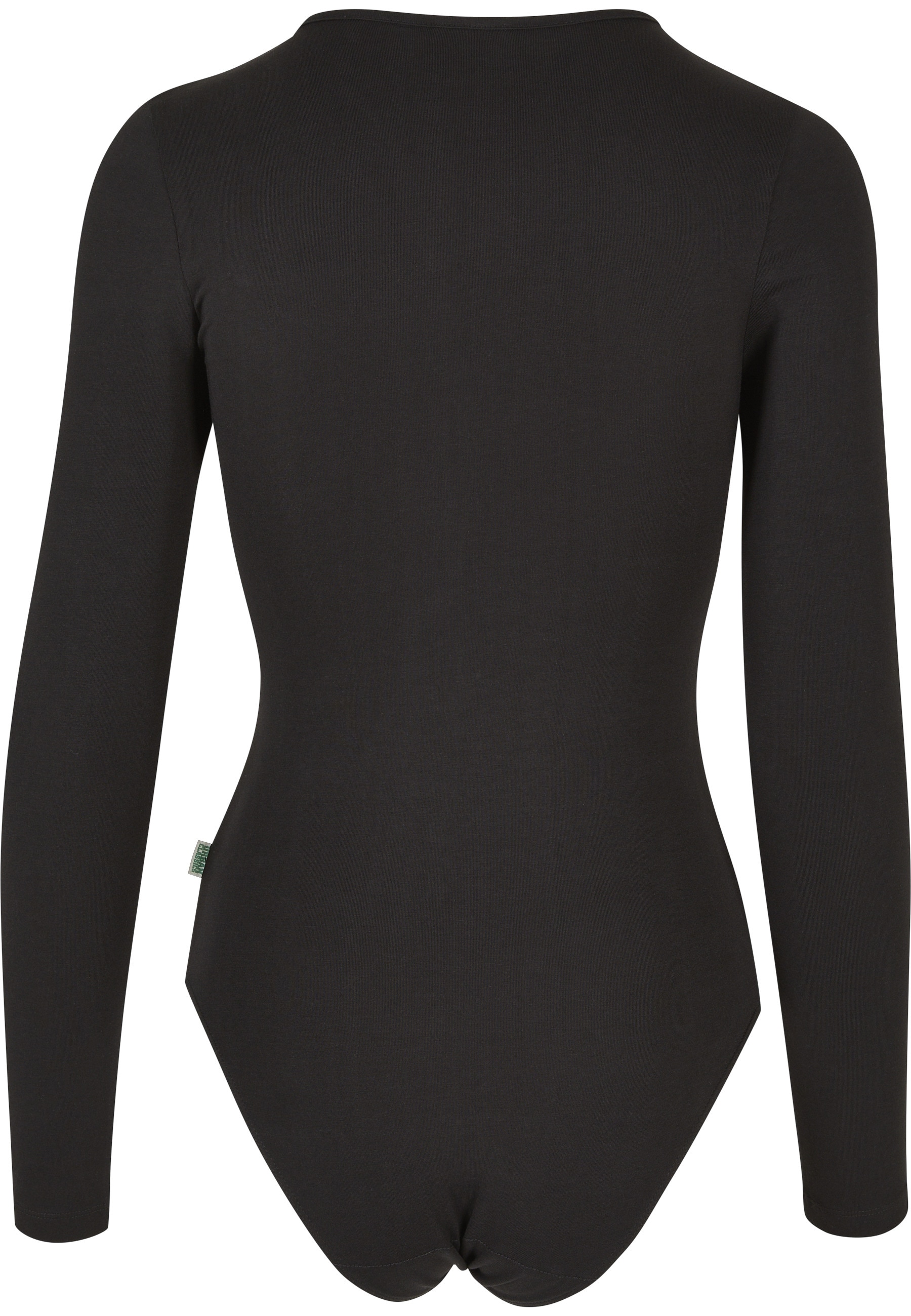URBAN CLASSICS Kurzarmshirt »Urban Classics Damen Ladies Organic Cut Out Longsleeve Body« 1 Stk.