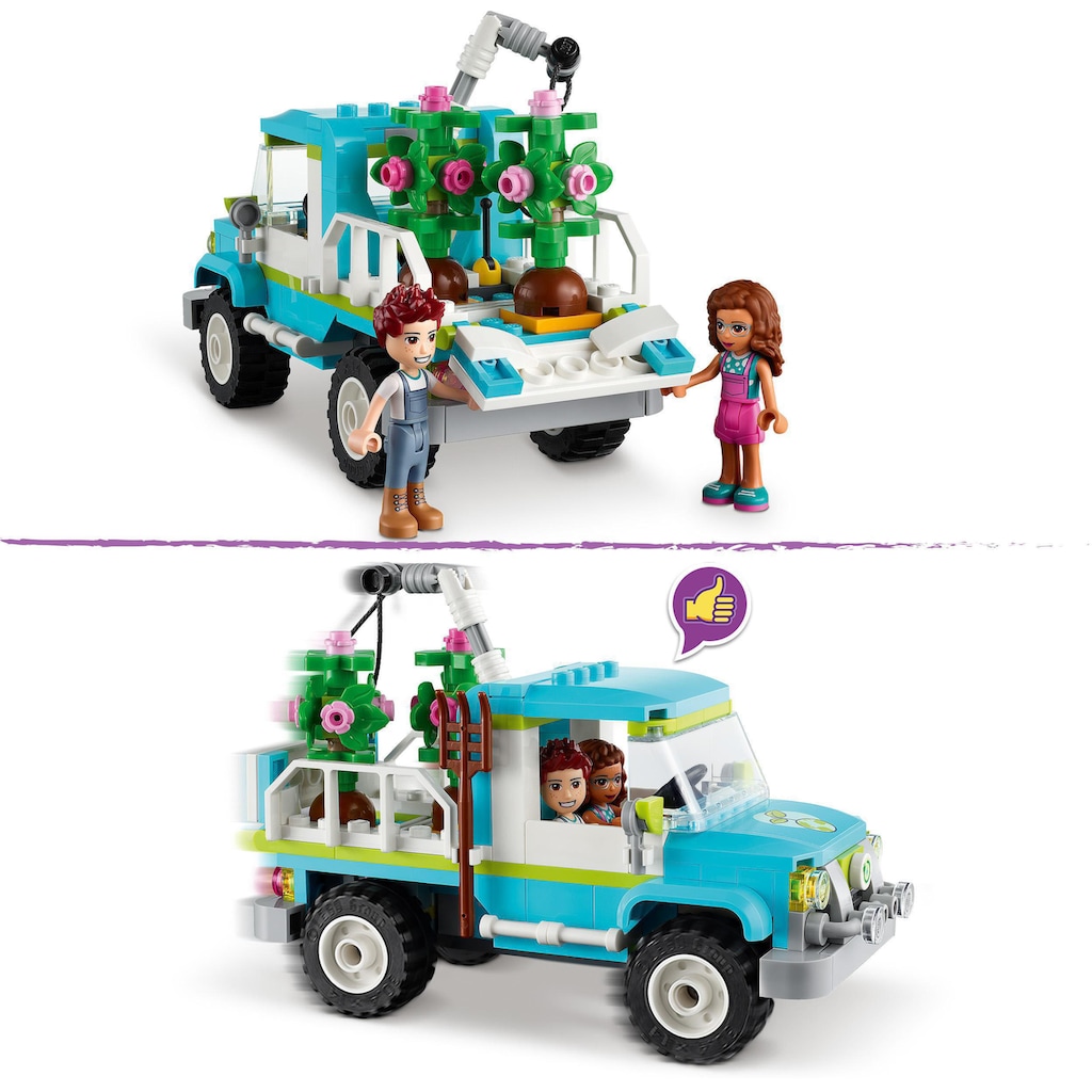 LEGO® Konstruktionsspielsteine »Baumpflanzungsfahrzeug (41707), LEGO® Friends«, (336 St.)