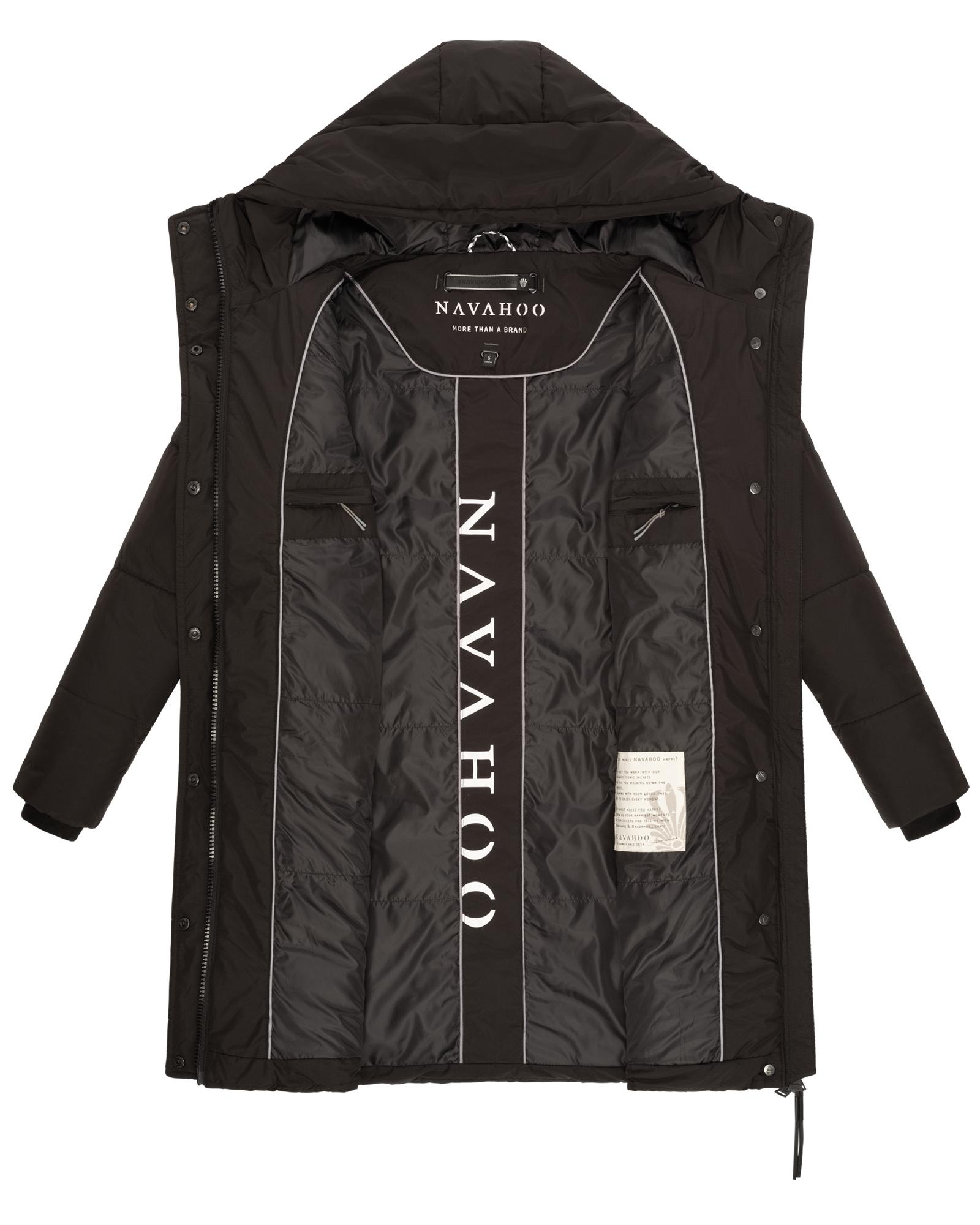 Navahoo Steppmantel »Zuckertatze XIV«, Stylischer Winterparka mit verstellbarer Kapuze