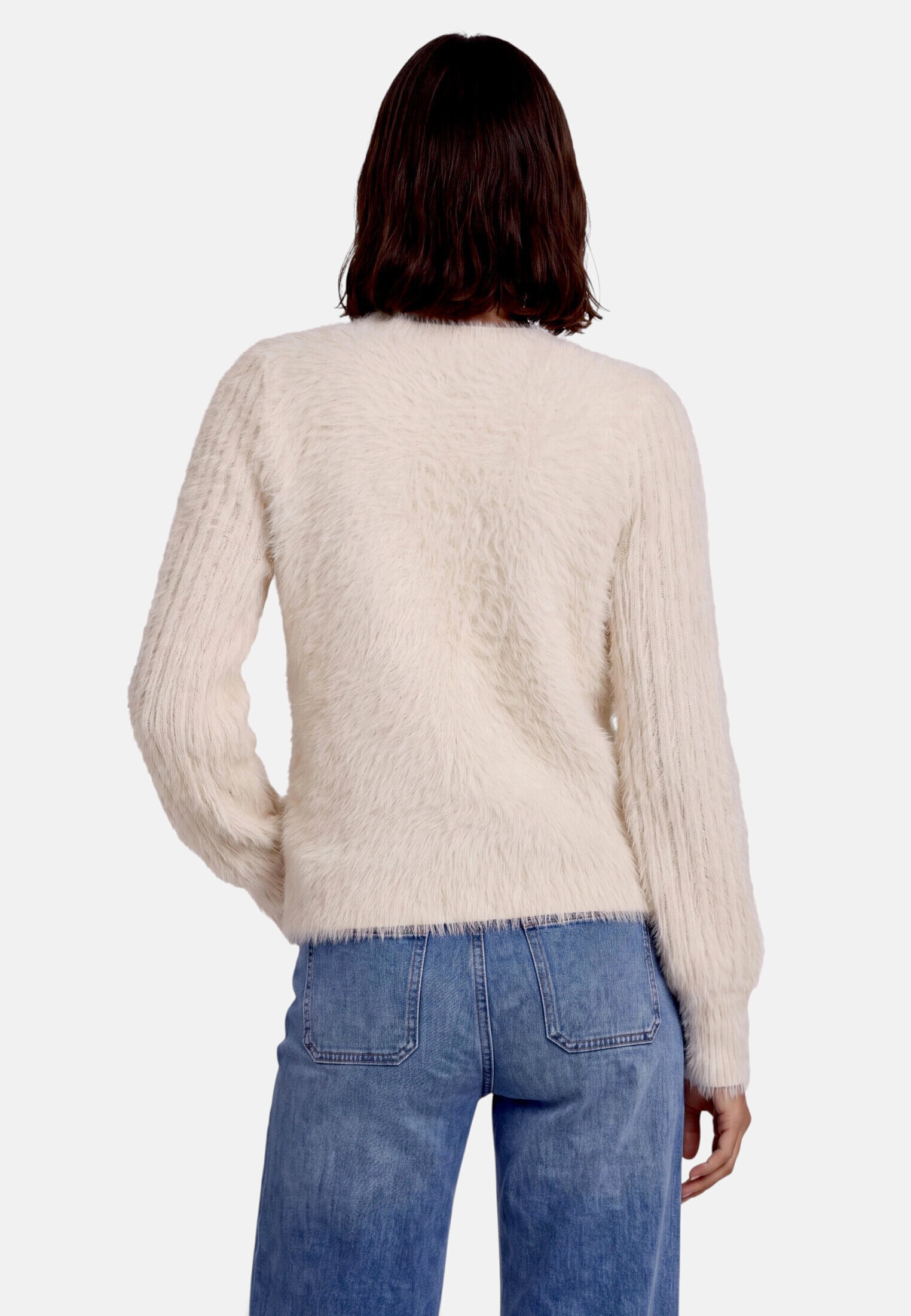 Zero Strickpullover »Damen mit Stehkragen« 1 Struktur