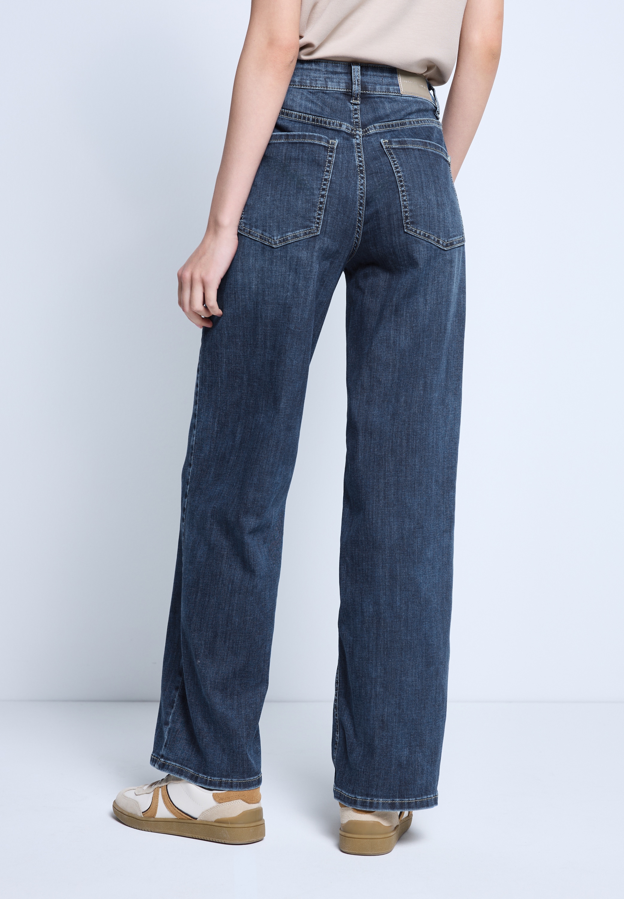 STREET ONE Loose-fit-Jeans, High Waist günstig online kaufen