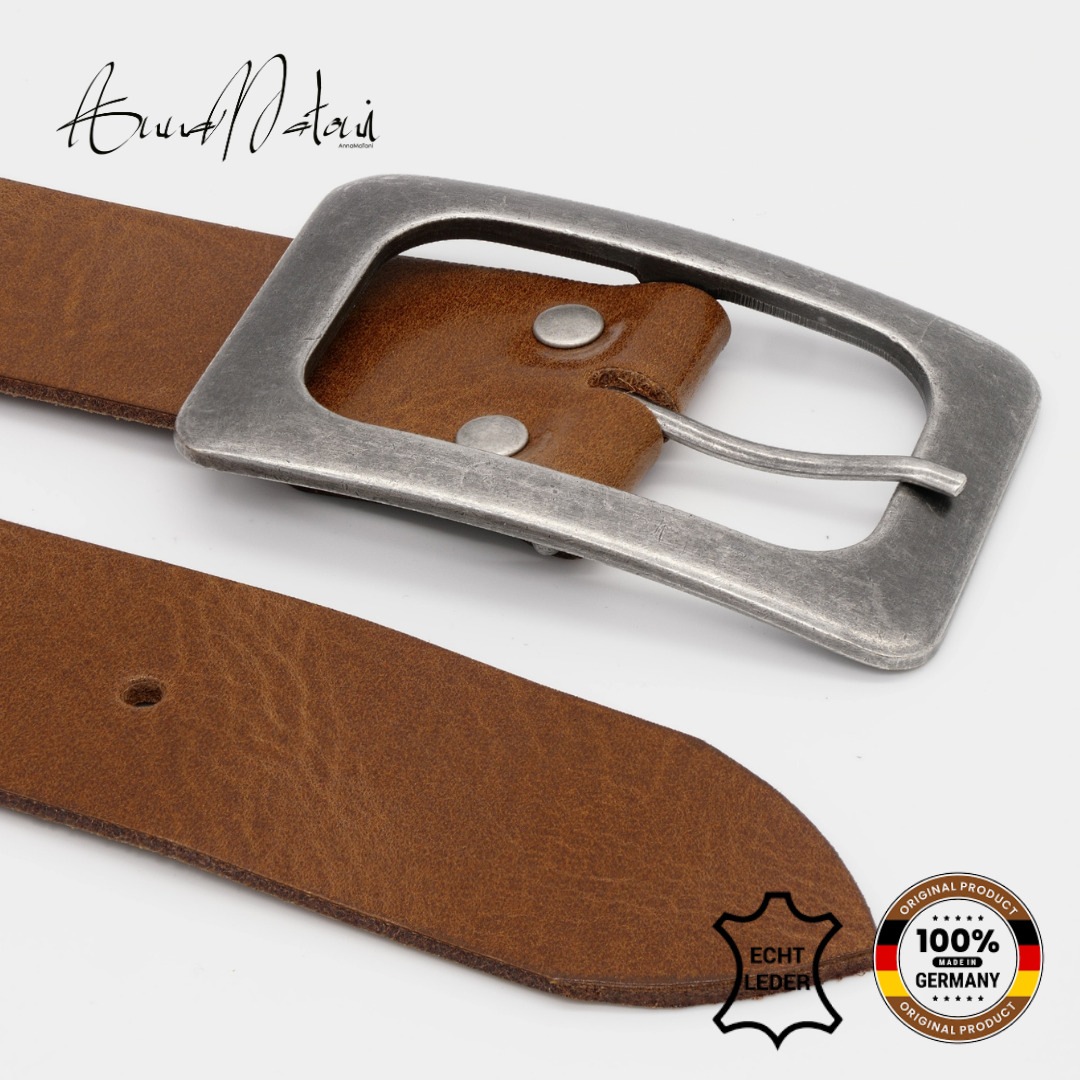 AnnaMatoni Ledergürtel »AnnaMatoni Leder Gürtel Blu«