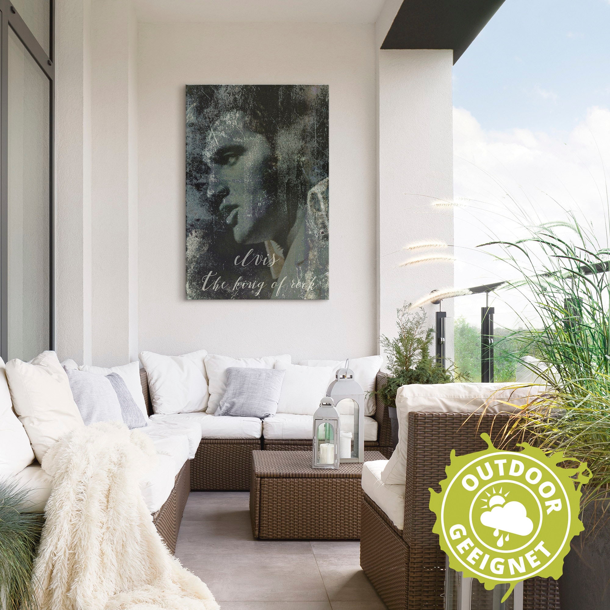 Artland »Elvis the King« Musiker 1 Stk. tlg. als Alubild, Leinwandbild, Poster in verschied. Größen