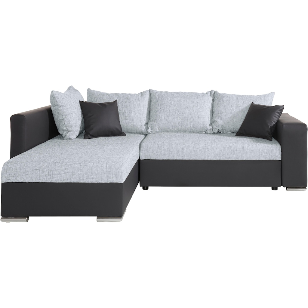 COLLECTION AB Ecksofa John, mit Bettfunktion, mit Rücken- und Zierkissen