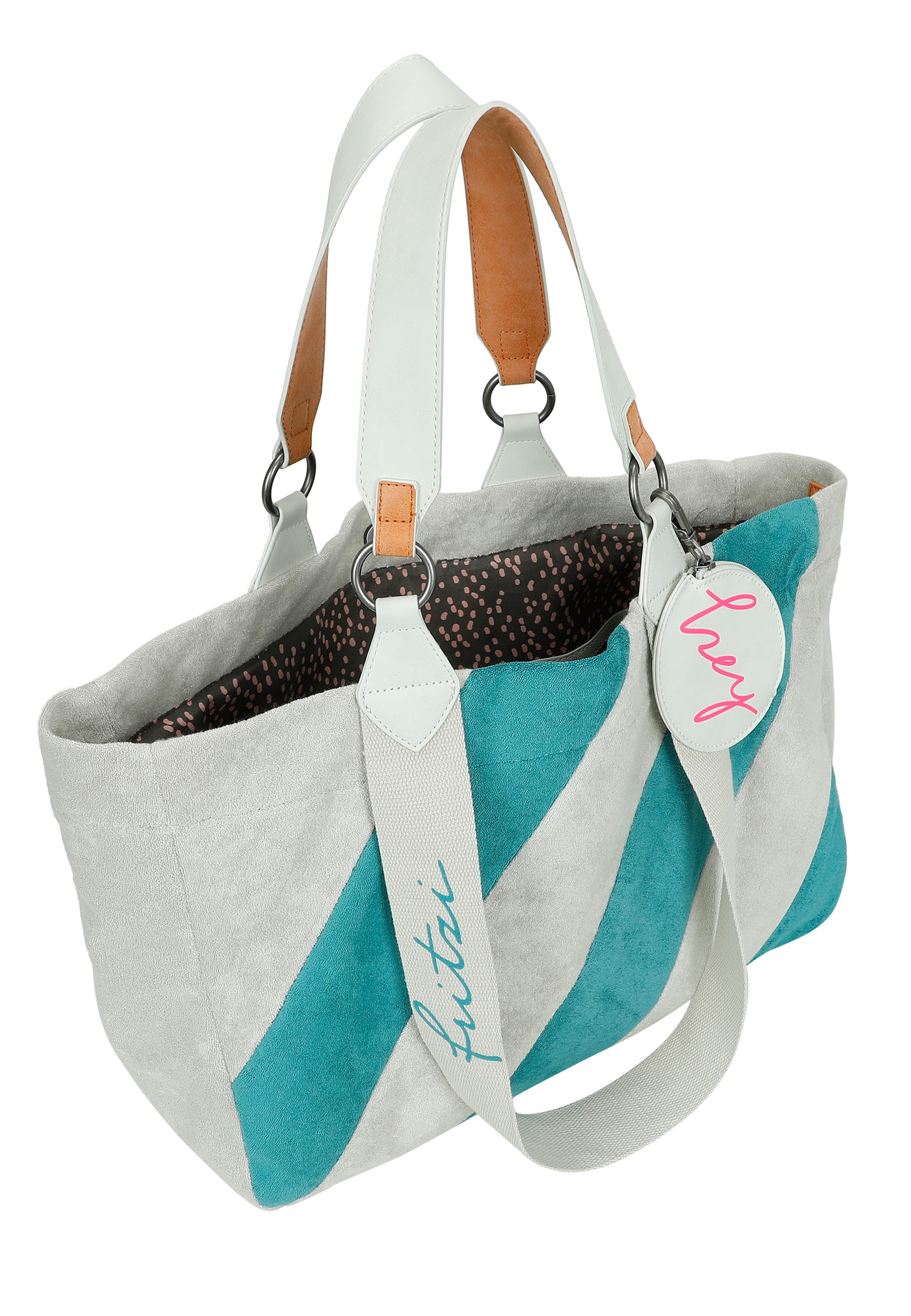 Fritzi aus Preußen Henkeltasche »Izzy Medium«, mit abnehmbarem Pocketanhänger