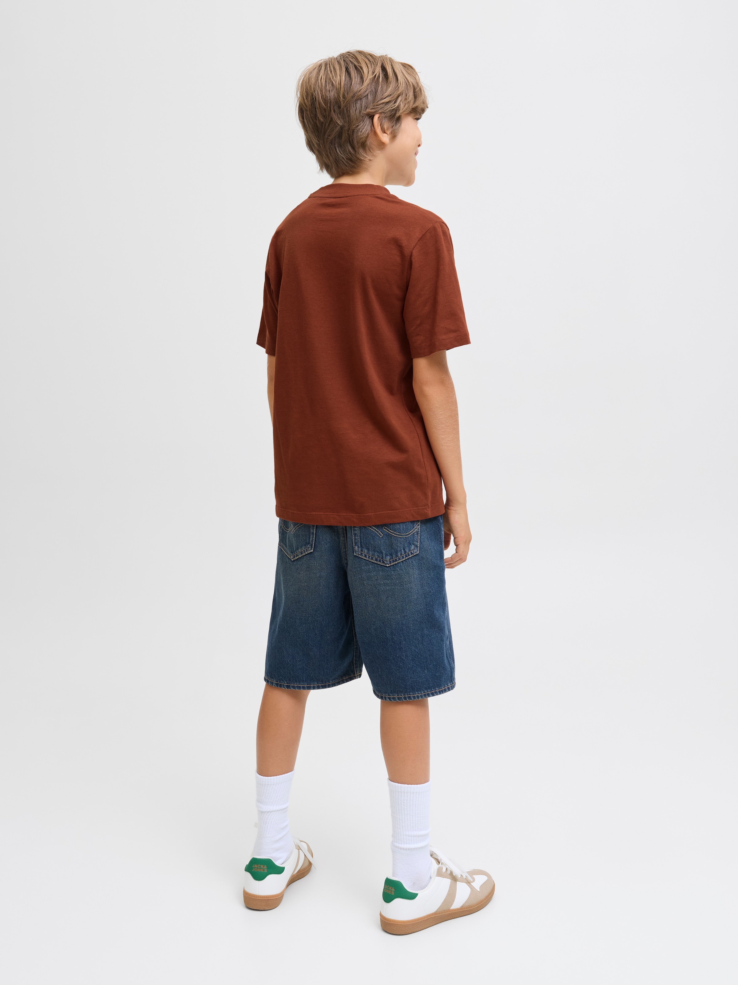 Jack & Jones Junior Rundhalsshirt »JJECALEB VARSITY TEE SS O-NECK NOOS JNR«
