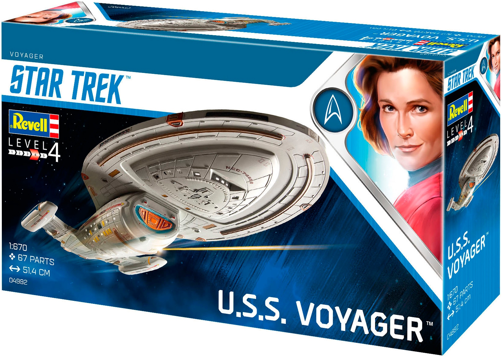 Revell® Modellbausatz »U.S.S. Voyager, Star Trek«, 1:670, Made in Europe