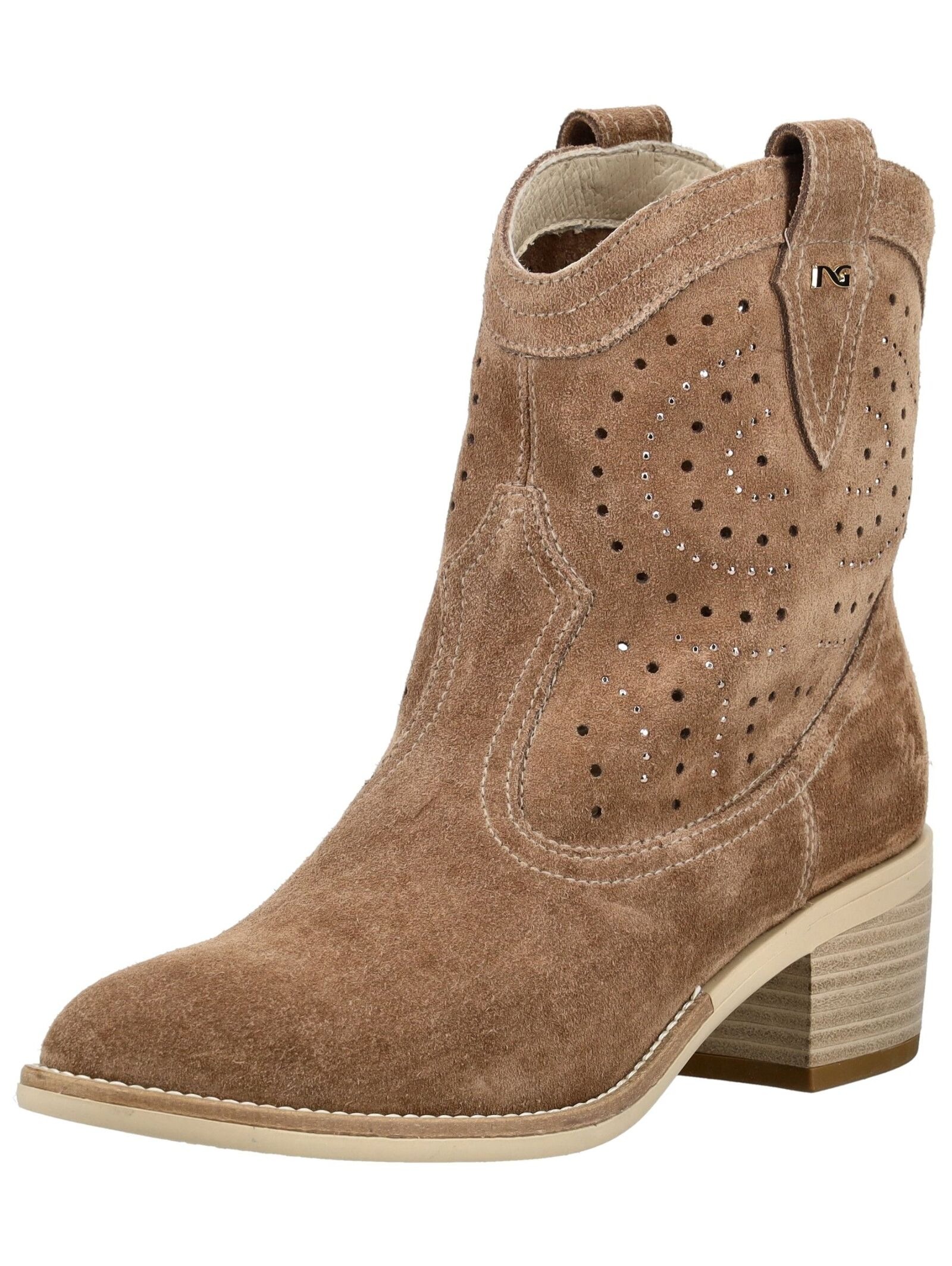 Nero Giardini Bikerboots "Nero Giardini Stiefelette Veloursleder" günstig online kaufen