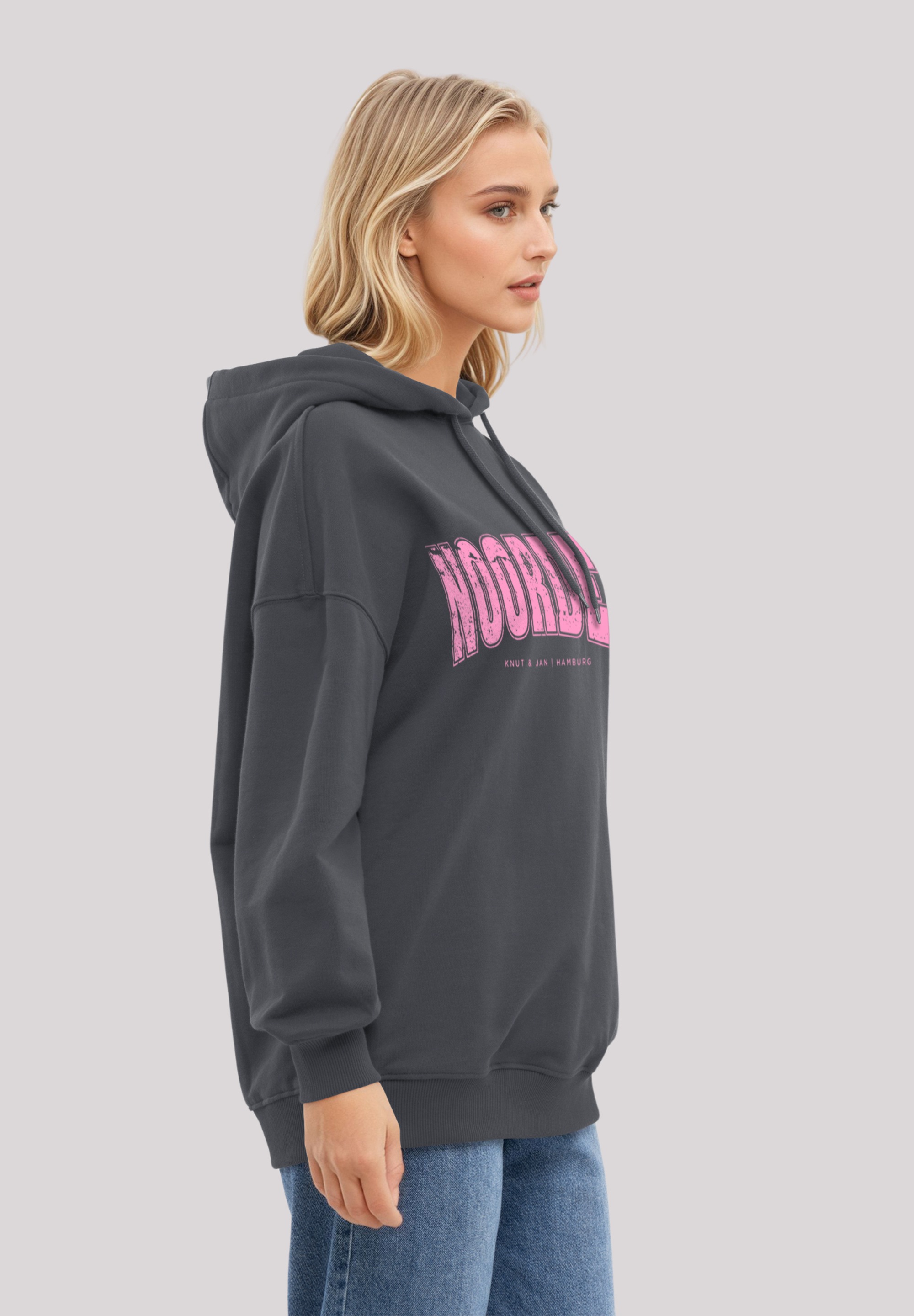 F4NT4STIC Kapuzenpullover »Oversized Shirt Knut & Jan Noorden Collegiate« Premium Qualität, Knut & Jan Hamburg